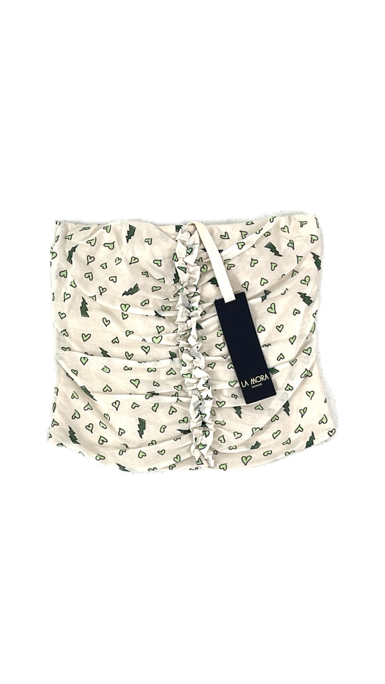 TOP BUSTINO IN MUSSOLA DI COTONE FANTASIA