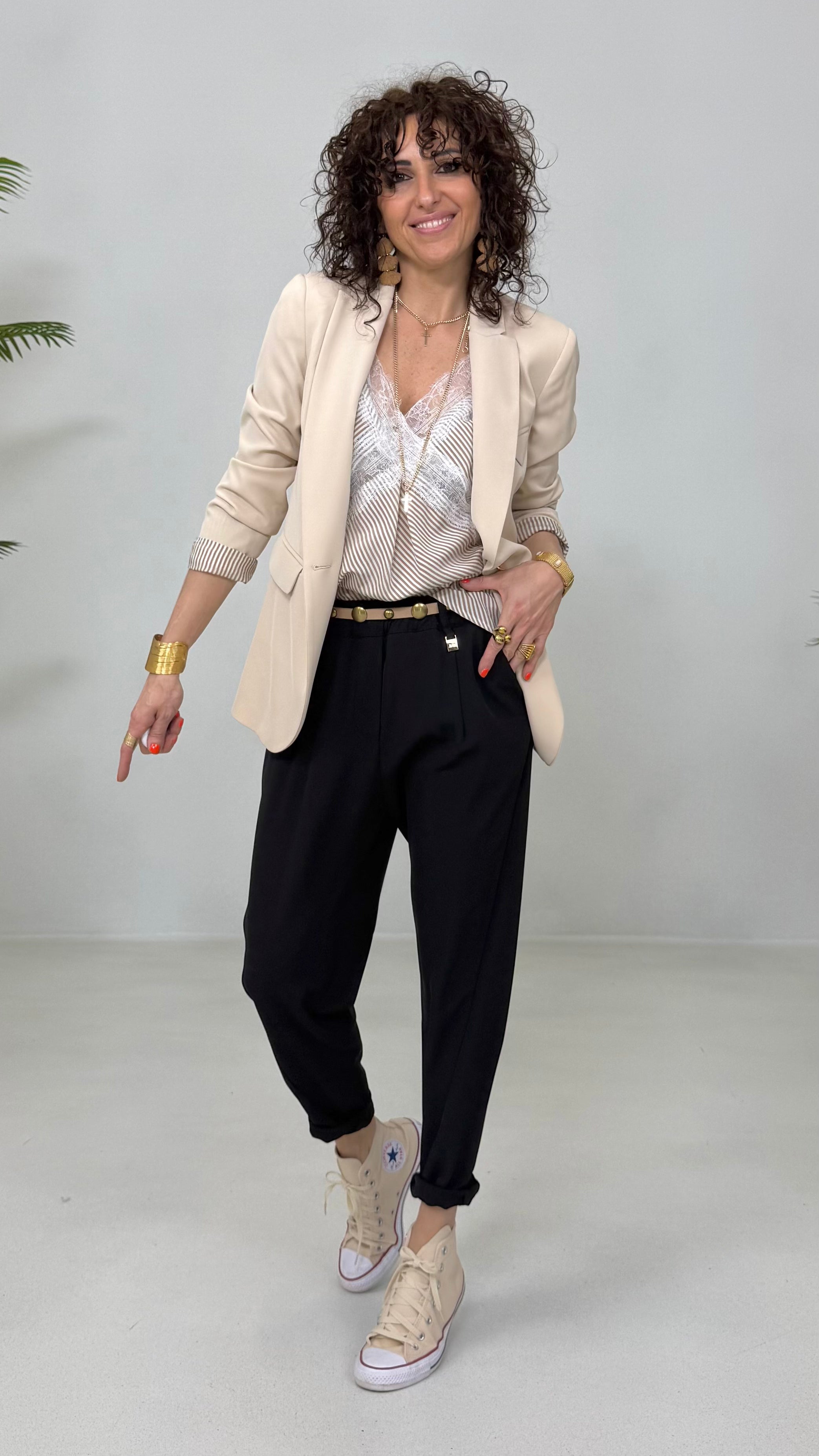 COLLANA TWIN-SET CATENINA CON CROCI