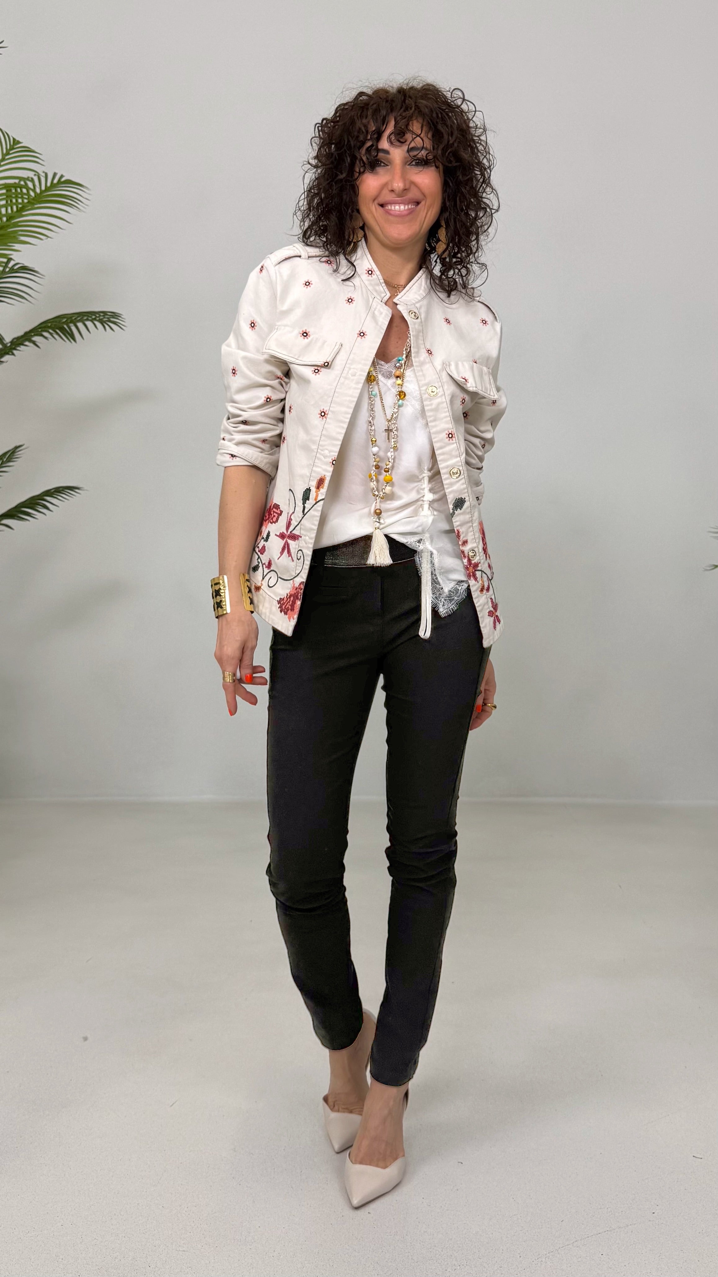 COLLANA UNCINETTO CON PERLINE ESTIVA