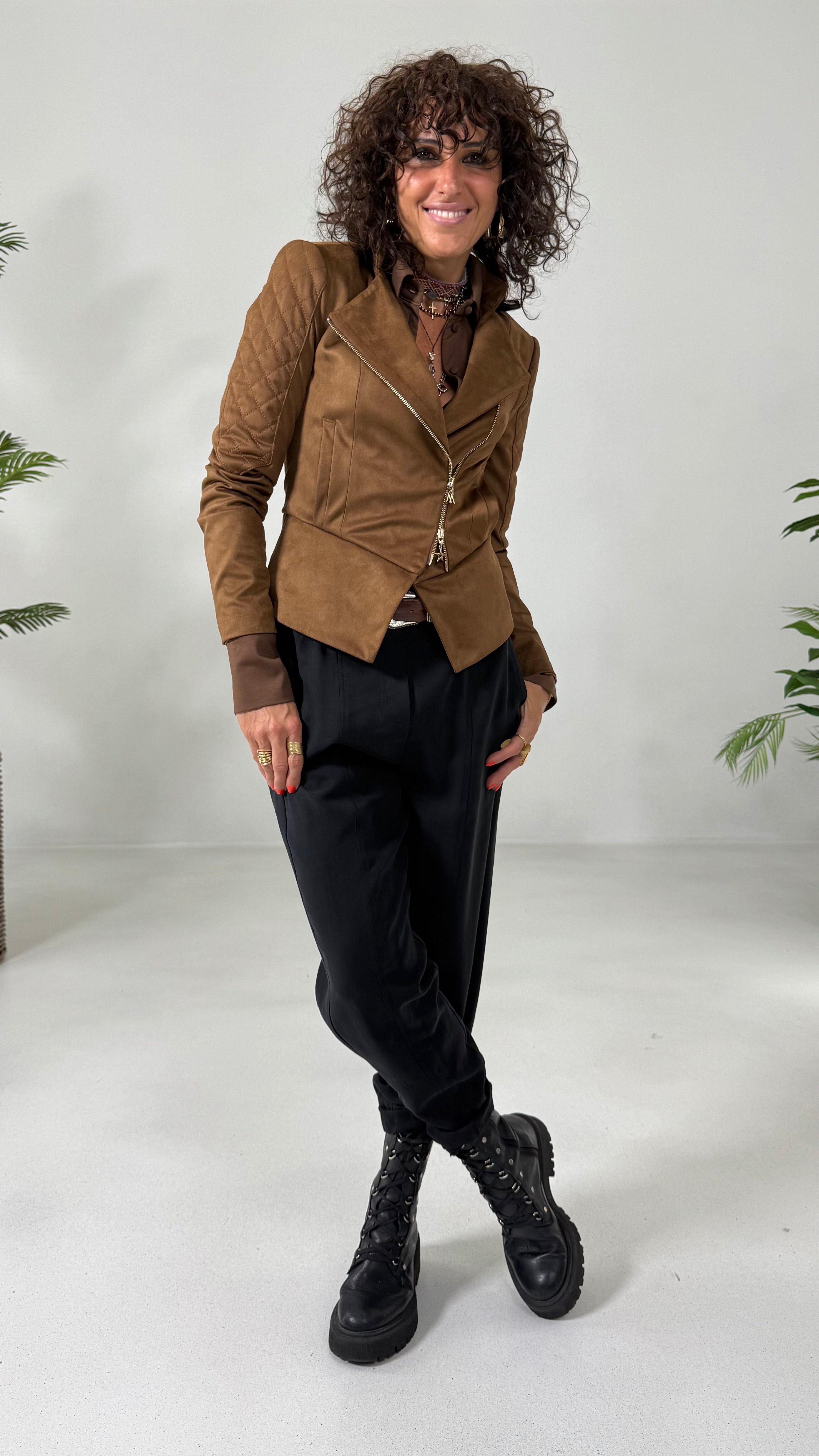 BALOON IN TECNICO DI VISCOSA EFFETTO CUPRO