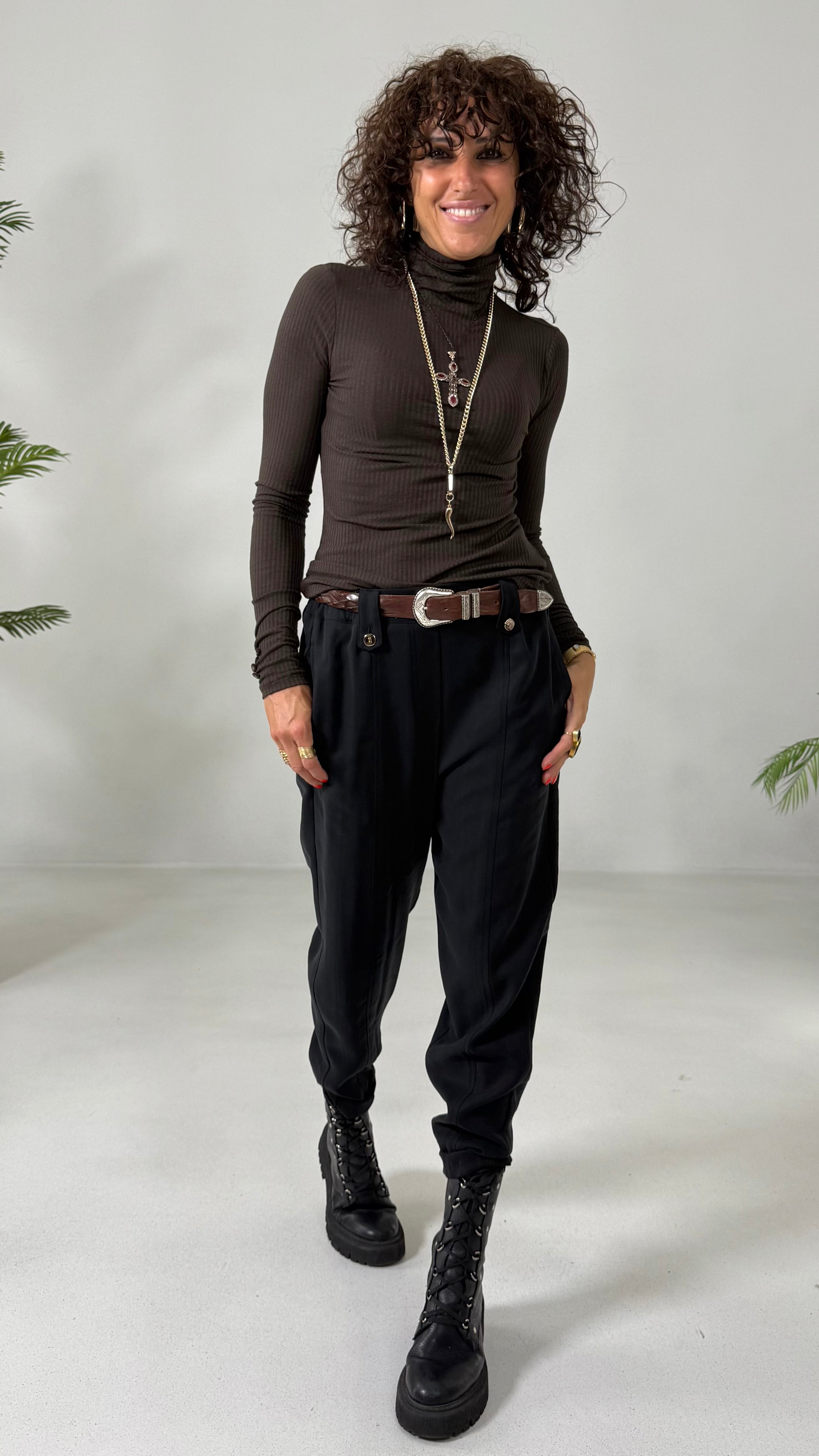 BALOON IN TECNICO DI VISCOSA EFFETTO CUPRO