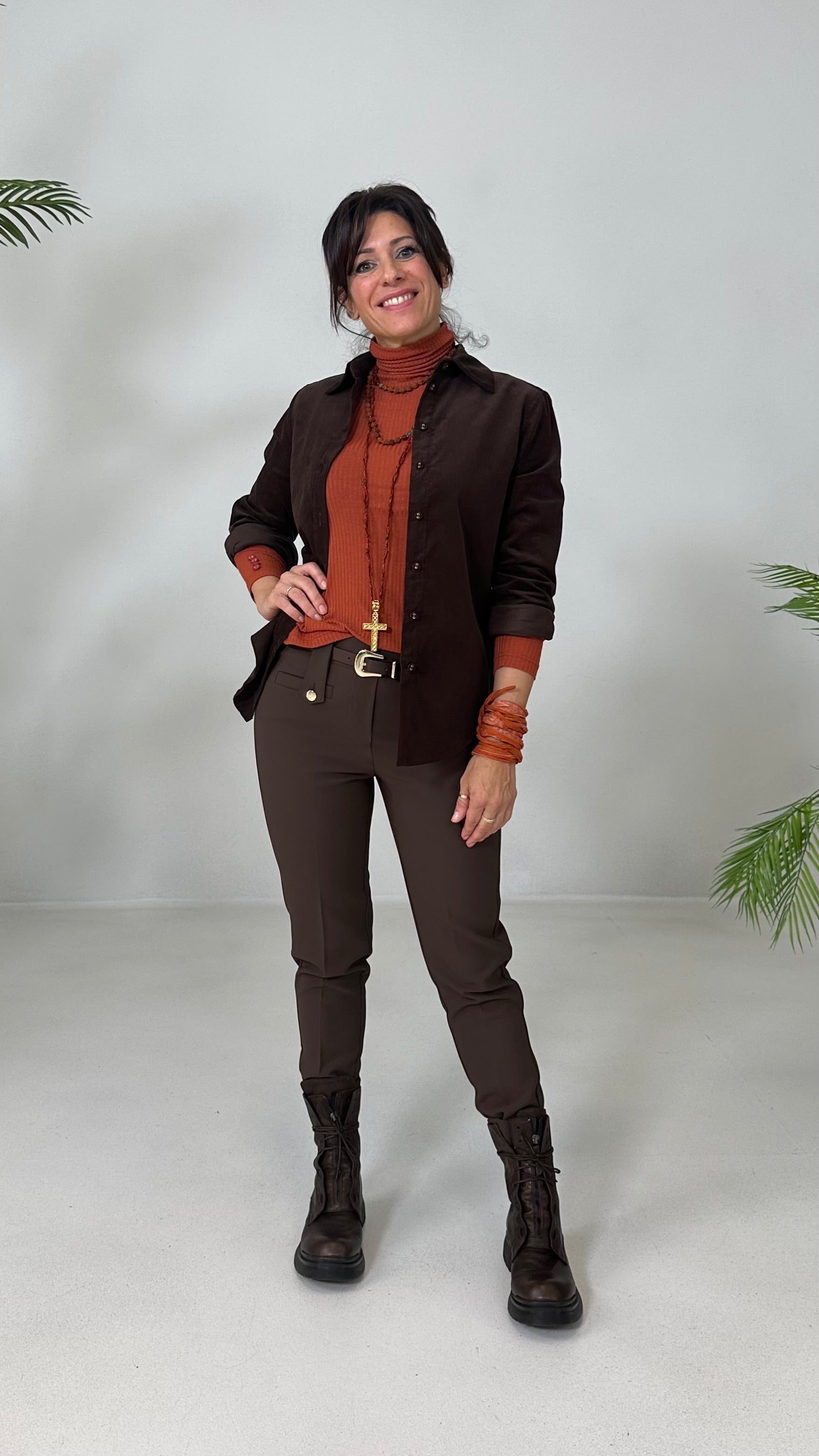 PANTALONE BASIC IN CADY TECNICO