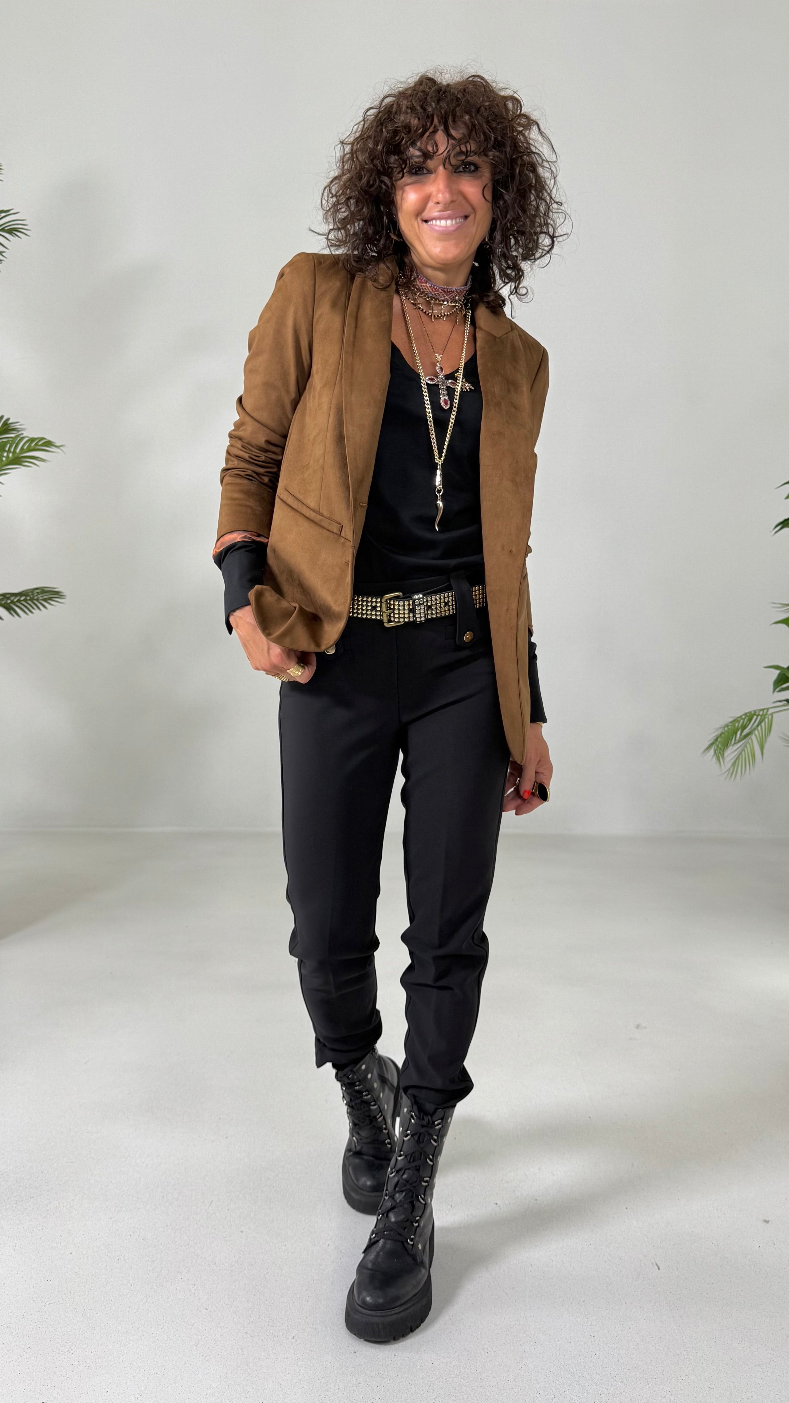 PANTALONE BASIC IN CADY TECNICO