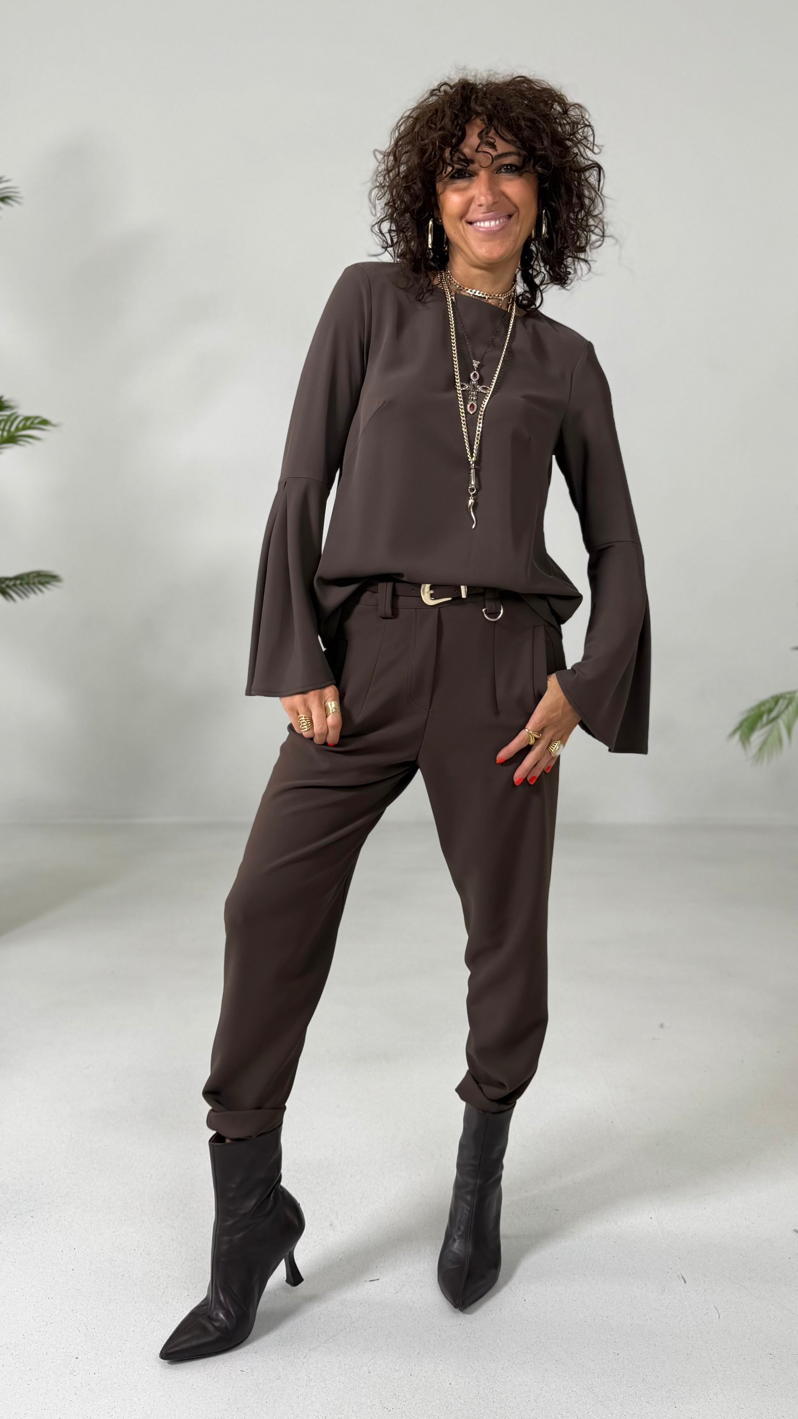 BAGGY CAVALLO BASSO IN CADY TECNICO