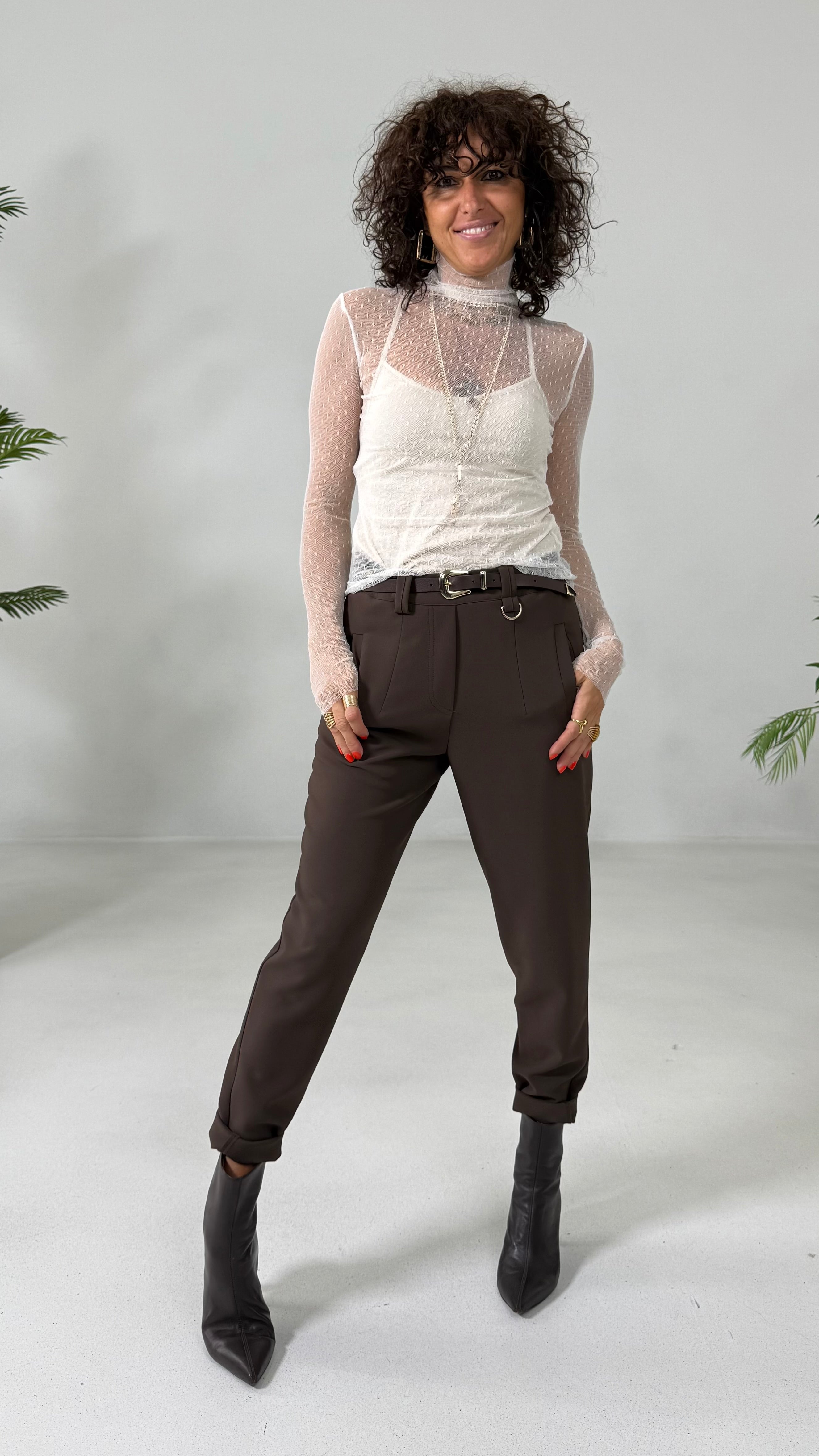 BAGGY CAVALLO BASSO IN CADY TECNICO