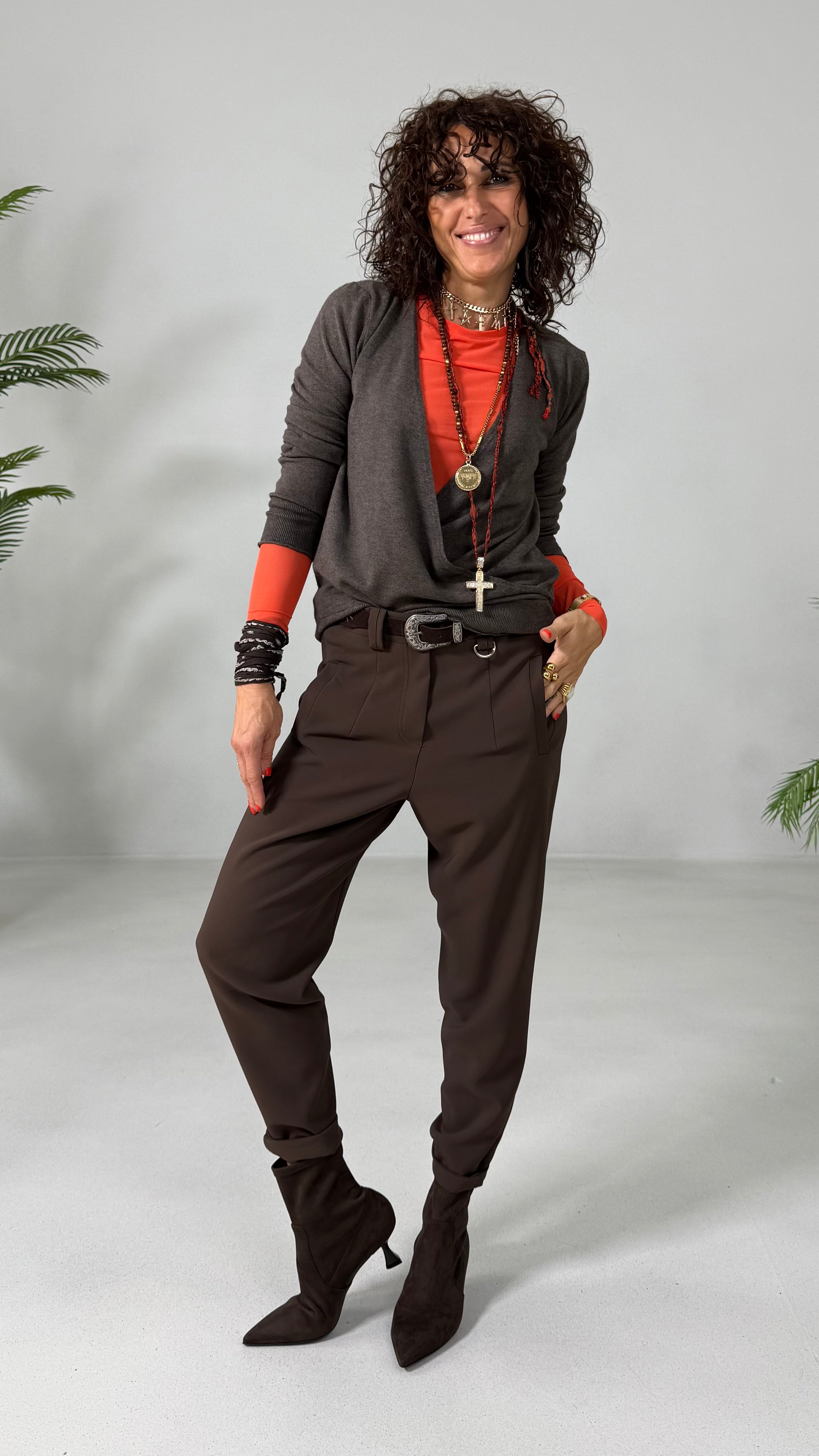 BAGGY CAVALLO BASSO IN CADY TECNICO