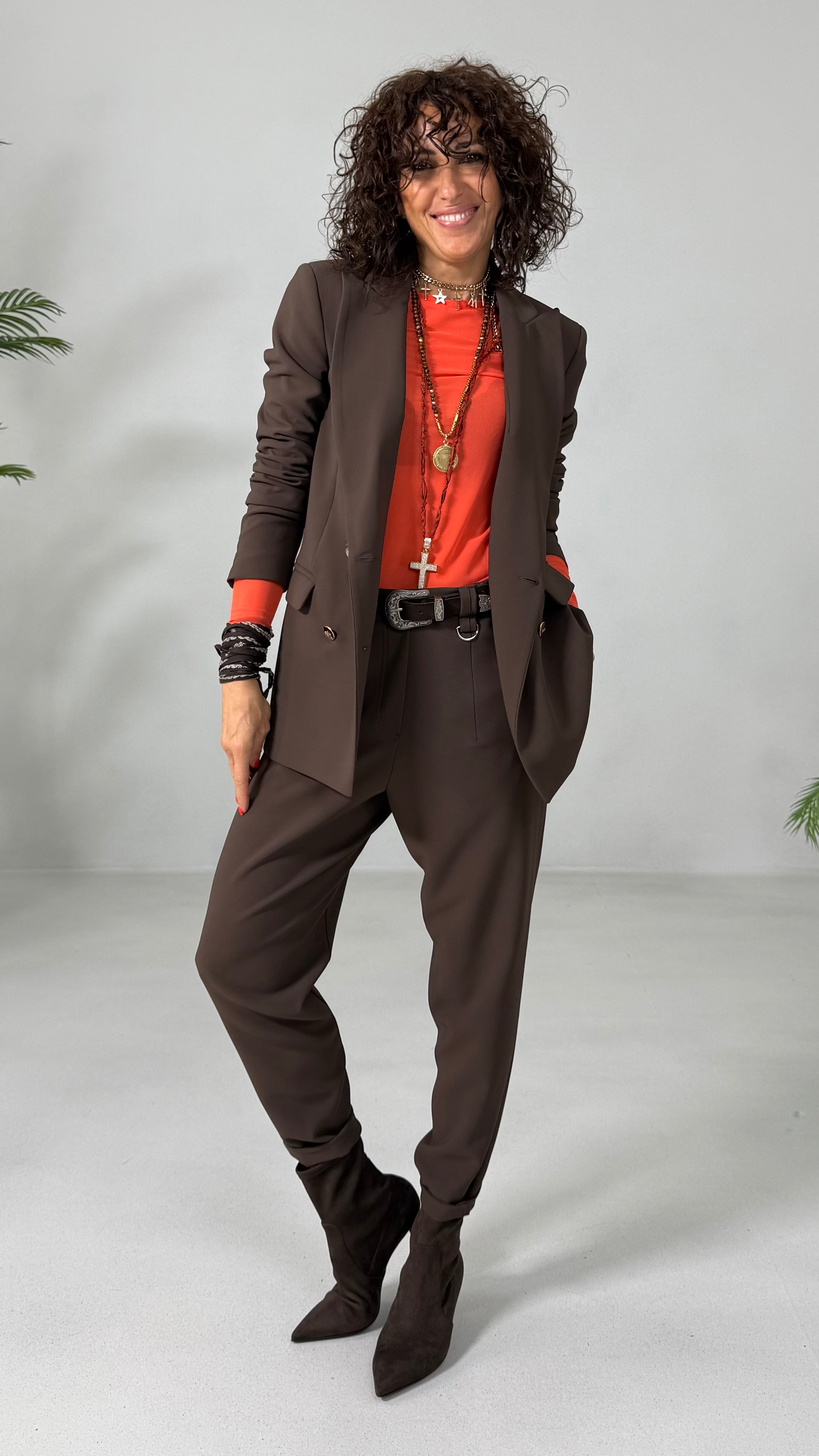 BAGGY CAVALLO BASSO IN CADY TECNICO