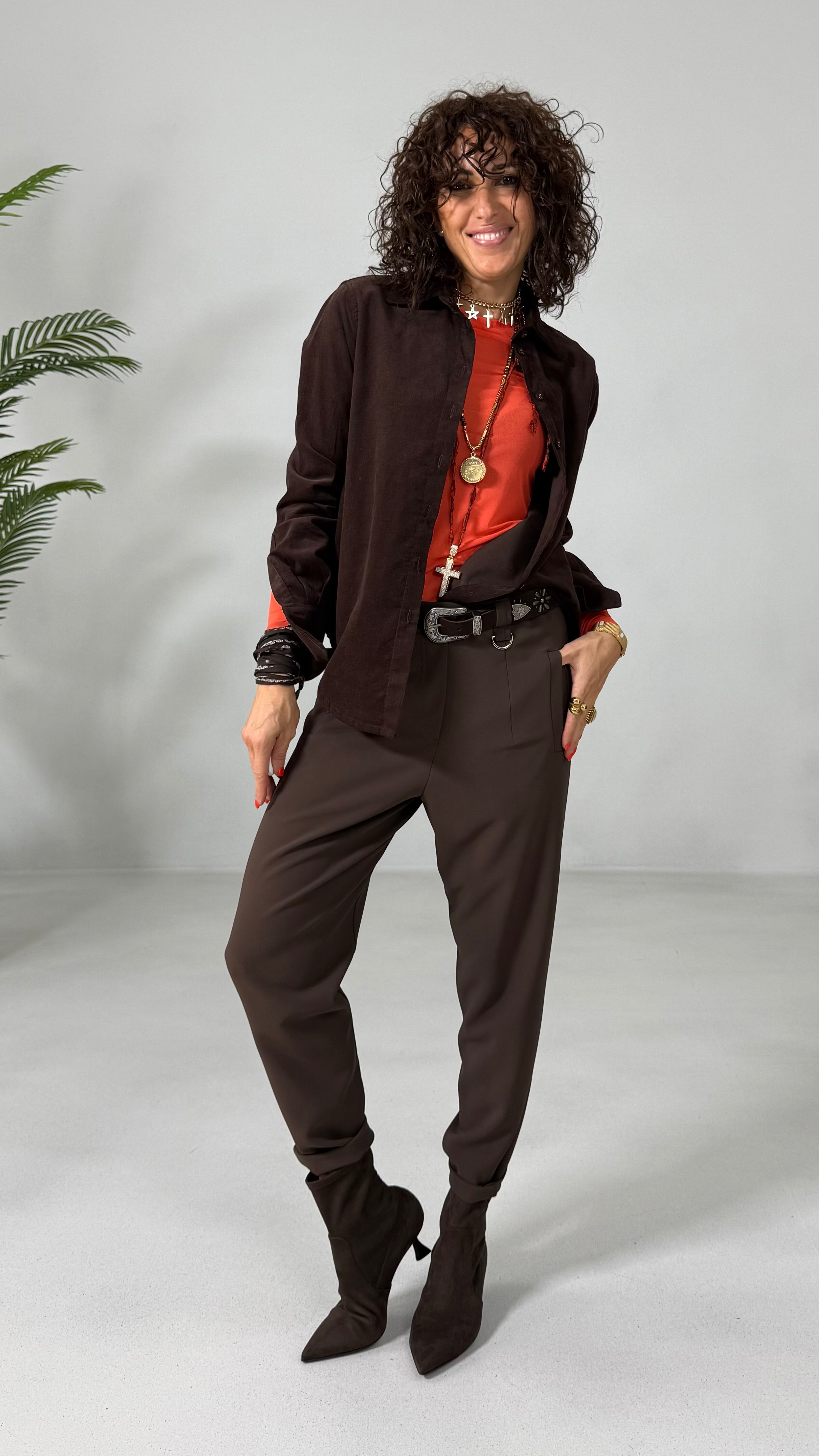 BAGGY CAVALLO BASSO IN CADY TECNICO