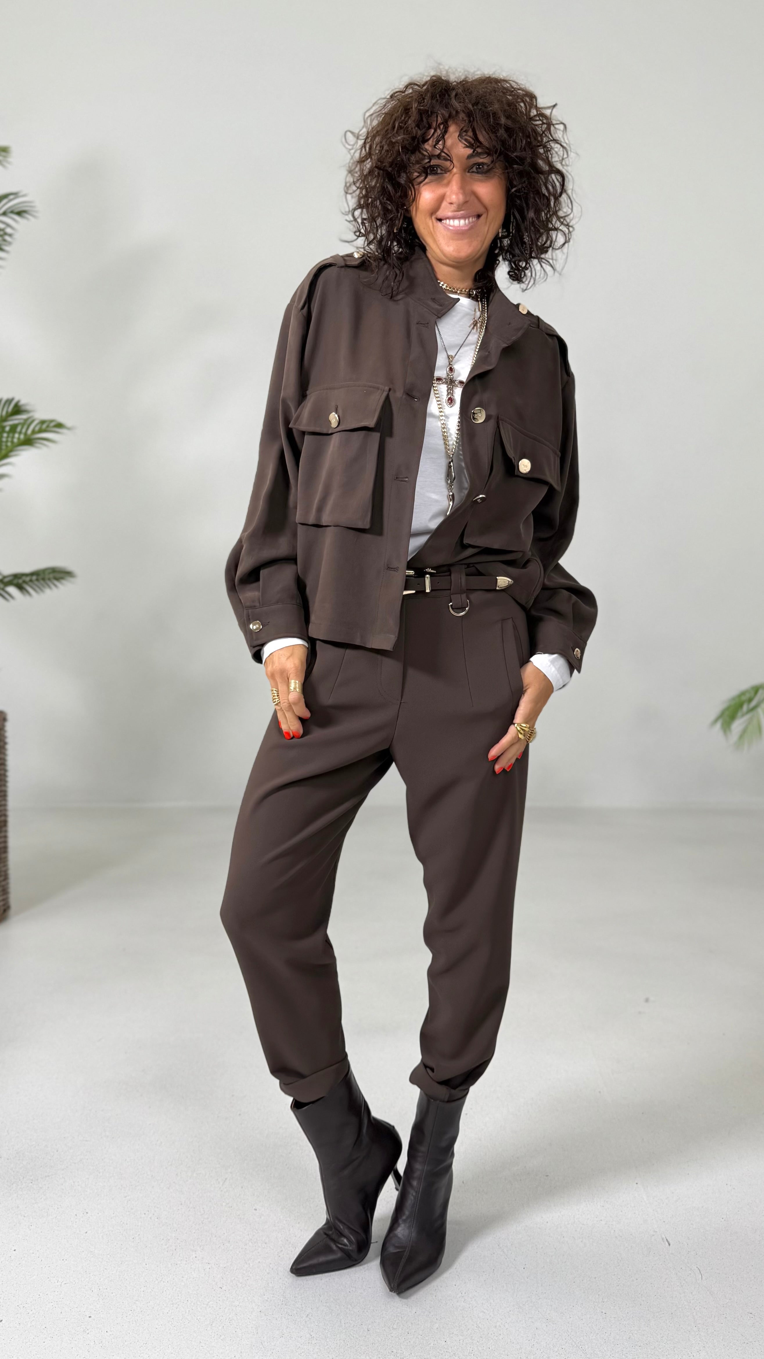 BAGGY CAVALLO BASSO IN CADY TECNICO