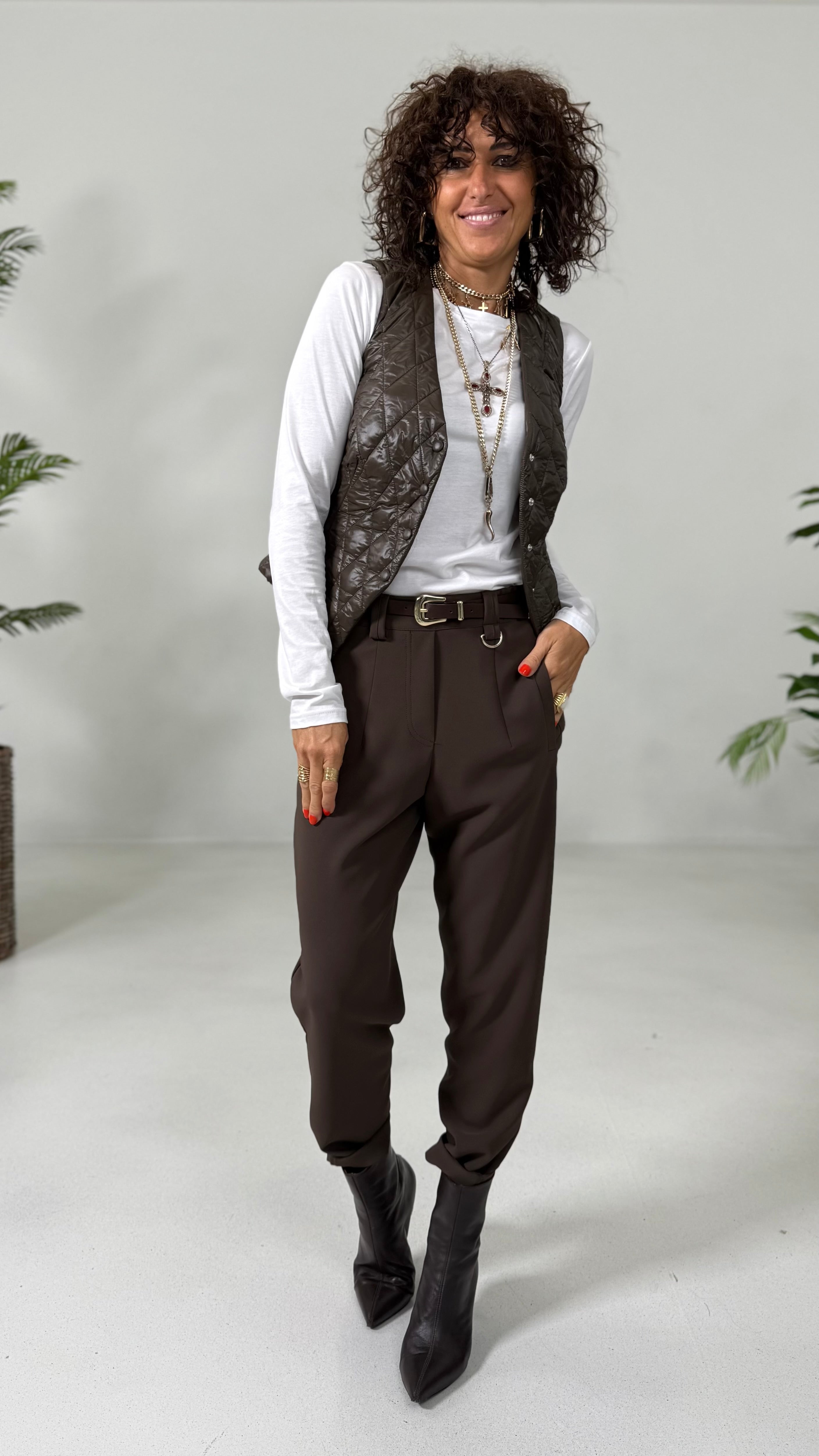 BAGGY CAVALLO BASSO IN CADY TECNICO