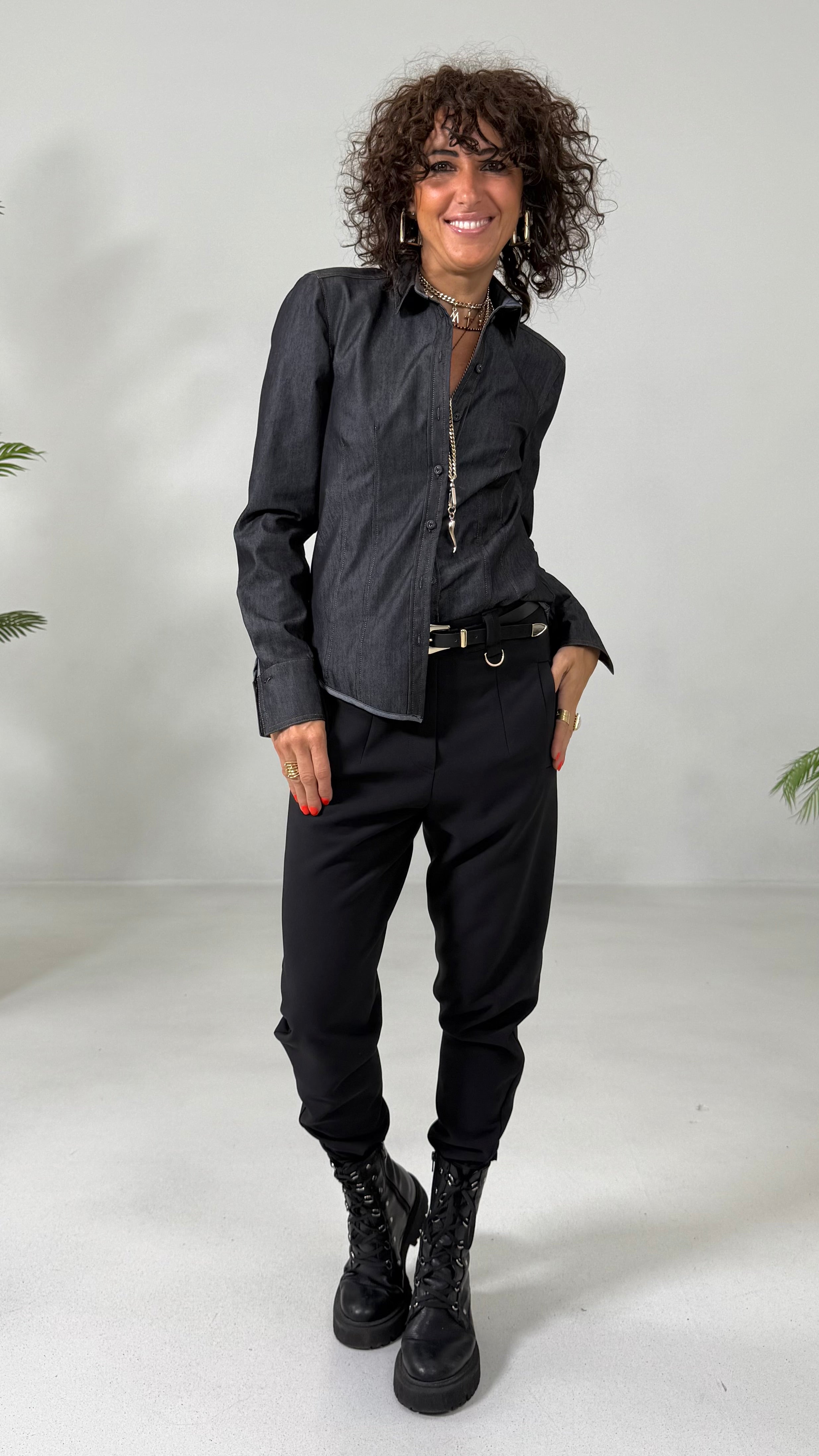 BAGGY CAVALLO BASSO IN CADY TECNICO