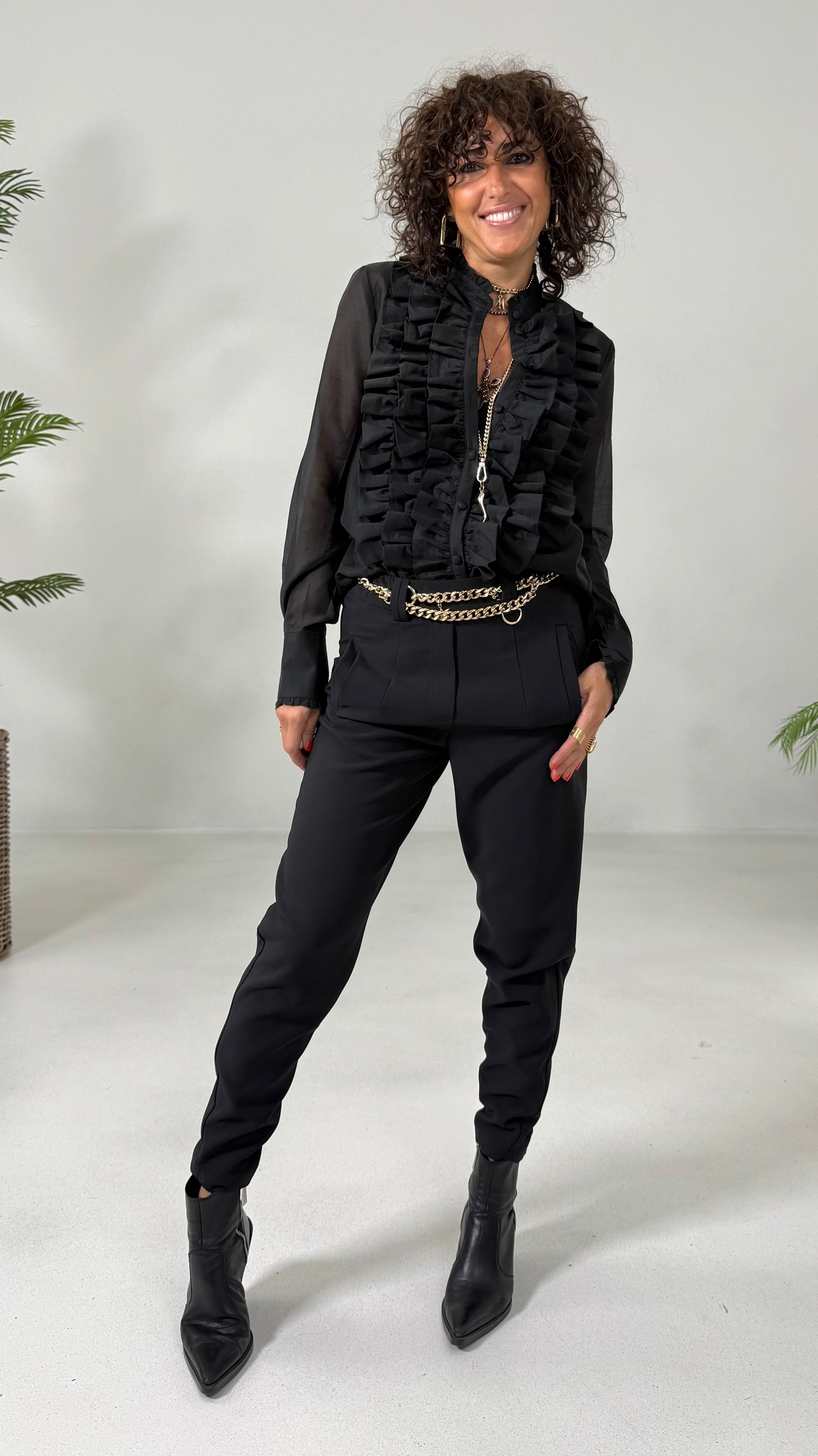 BAGGY CAVALLO BASSO IN CADY TECNICO
