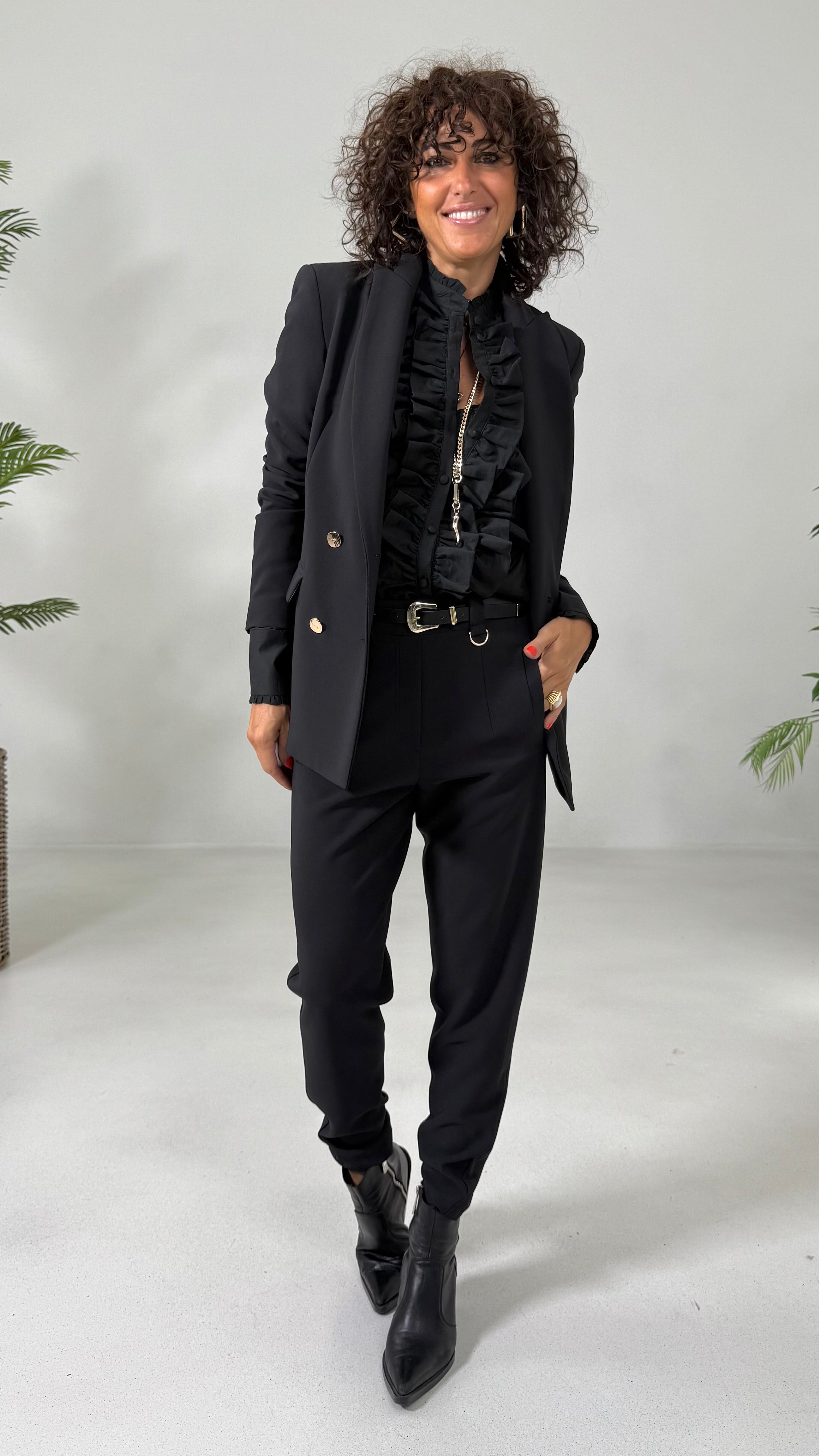 BAGGY CAVALLO BASSO IN CADY TECNICO