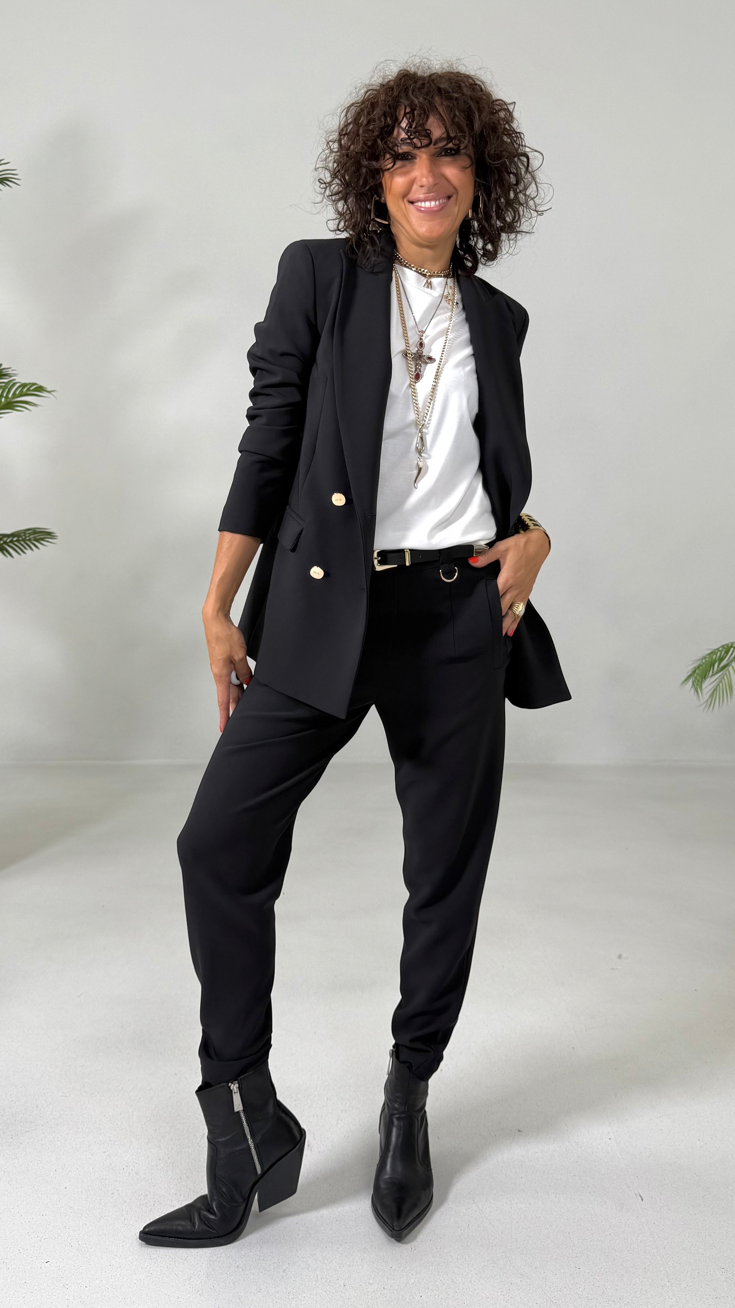 BAGGY CAVALLO BASSO IN CADY TECNICO