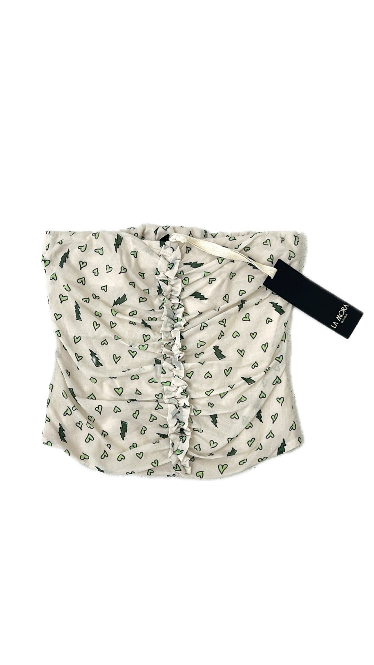 TOP BUSTINO IN MUSSOLA DI COTONE FANTASIA