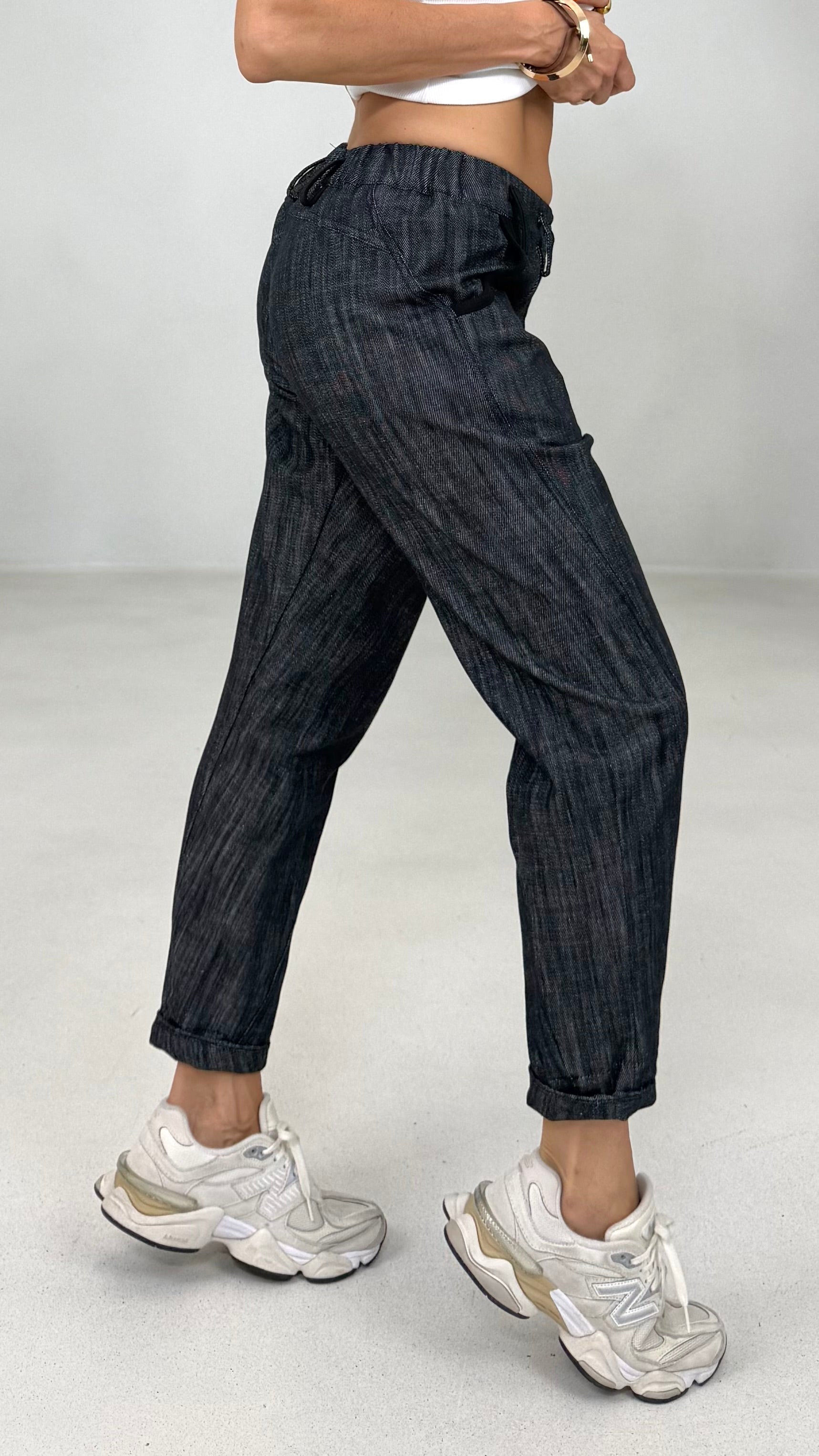 BAGGY ROCK IN DENIM 100% COTONE