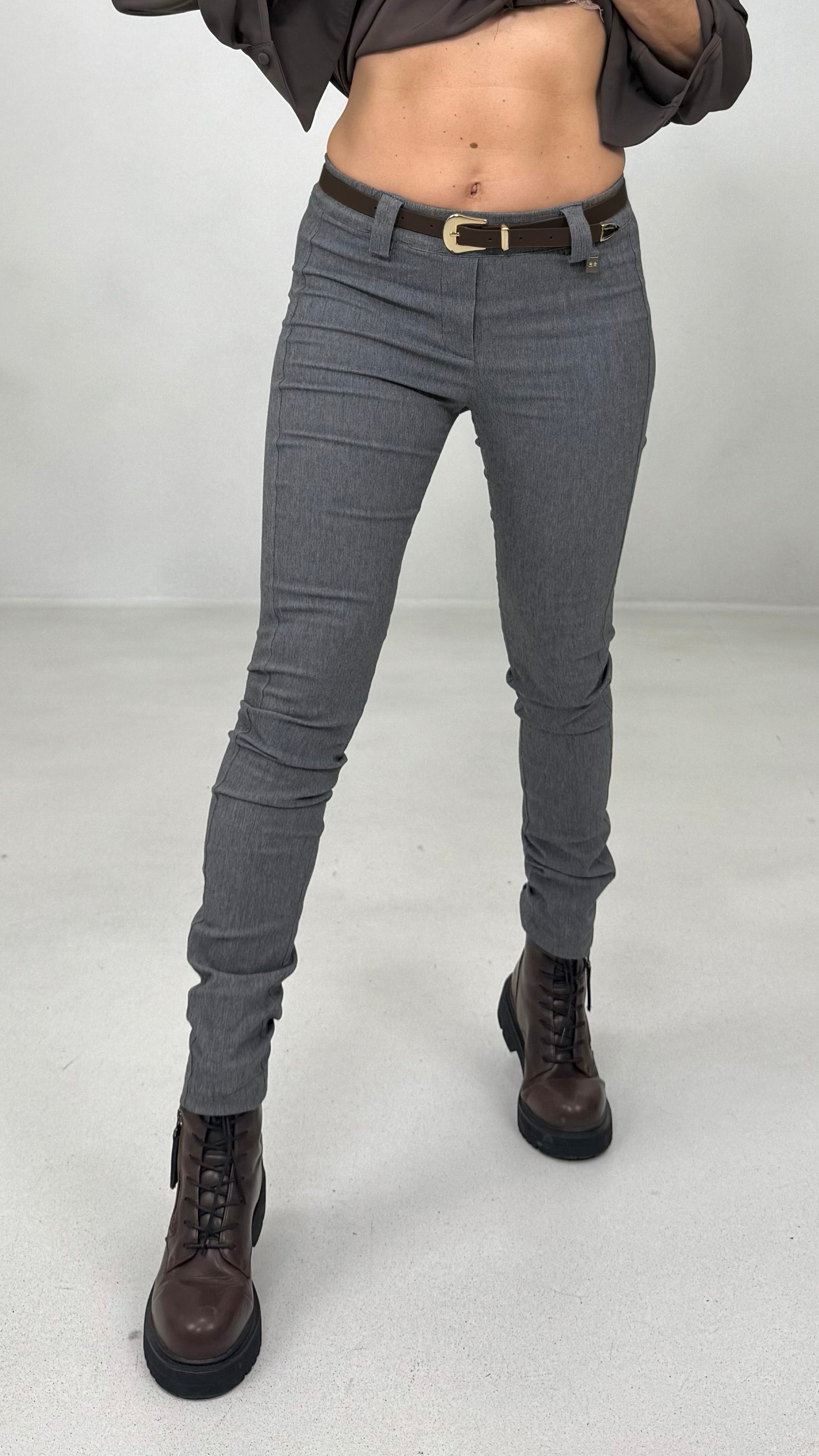 SKINNY IN TECNICO FELPATO SUPER STRETCH