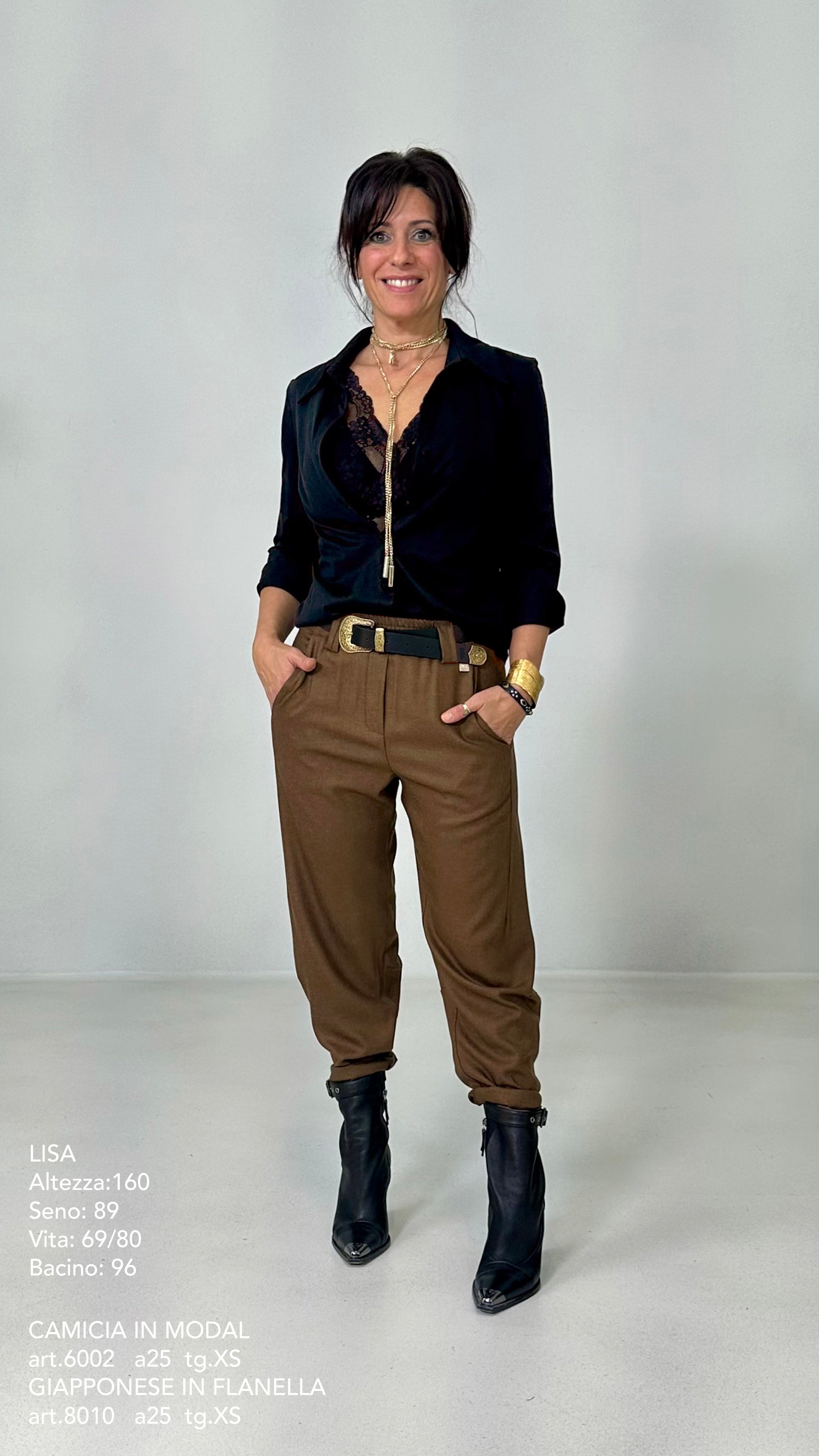 CAMICIA IN JERSEY DI COTONE MODAL