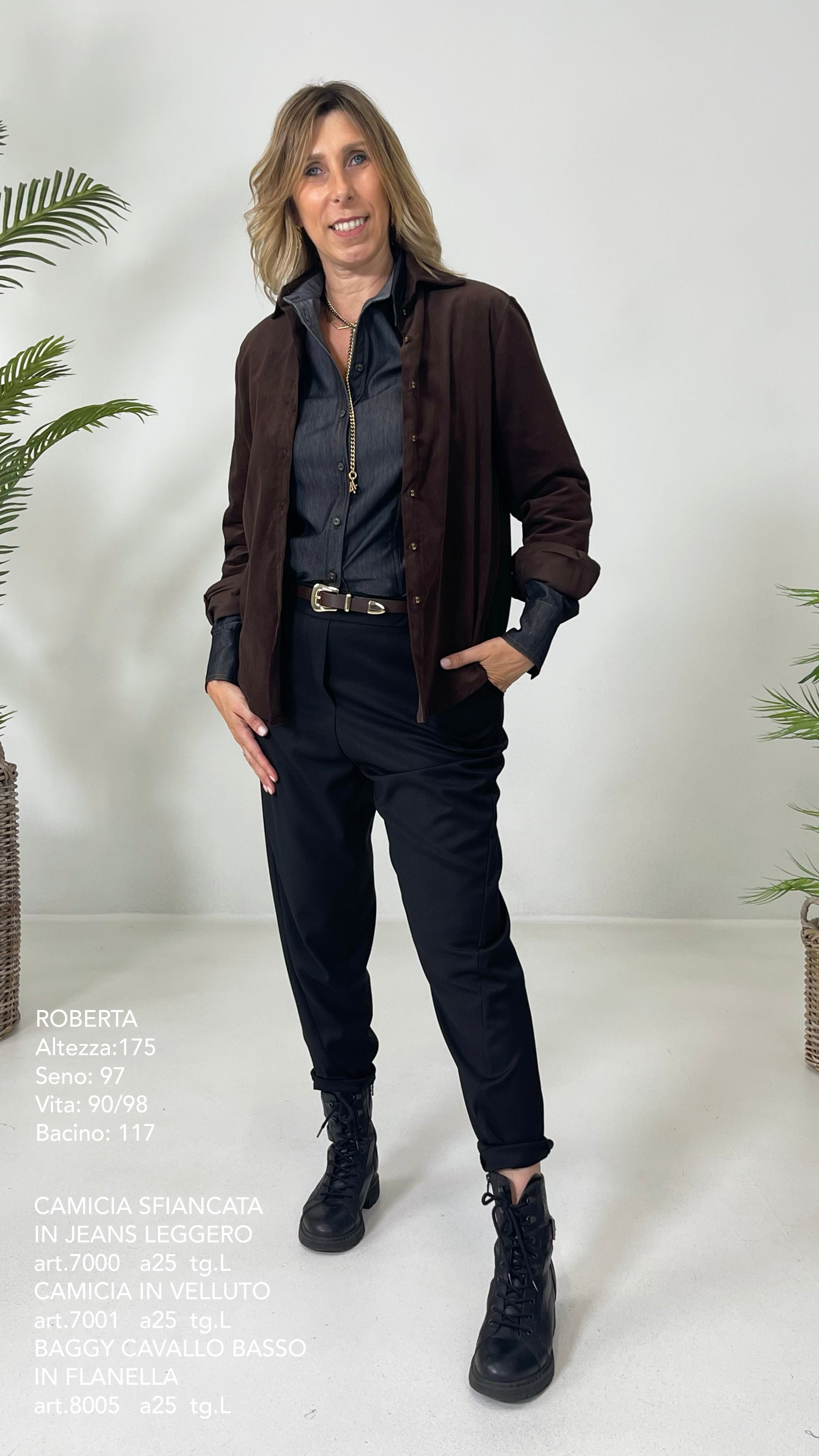 CAMICIA IN VELLUTO 2000 RIGHE