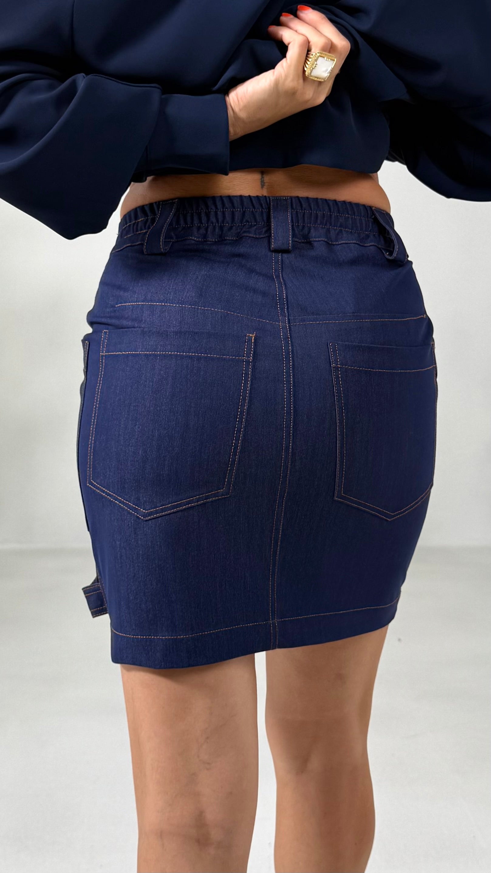 GONNA IN JEANS SLEGATO