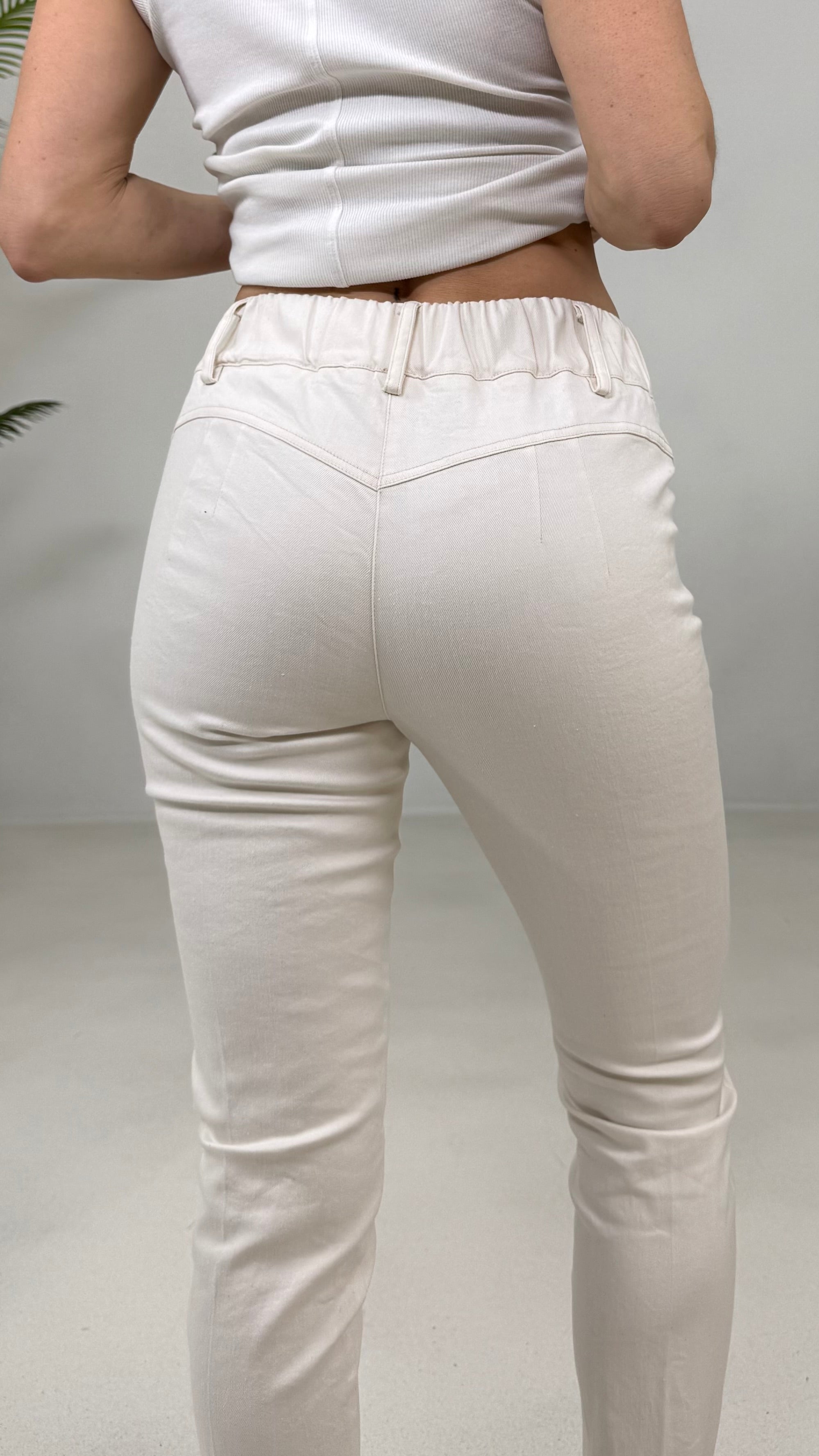 SKINNY IN COTONE ELASTICO