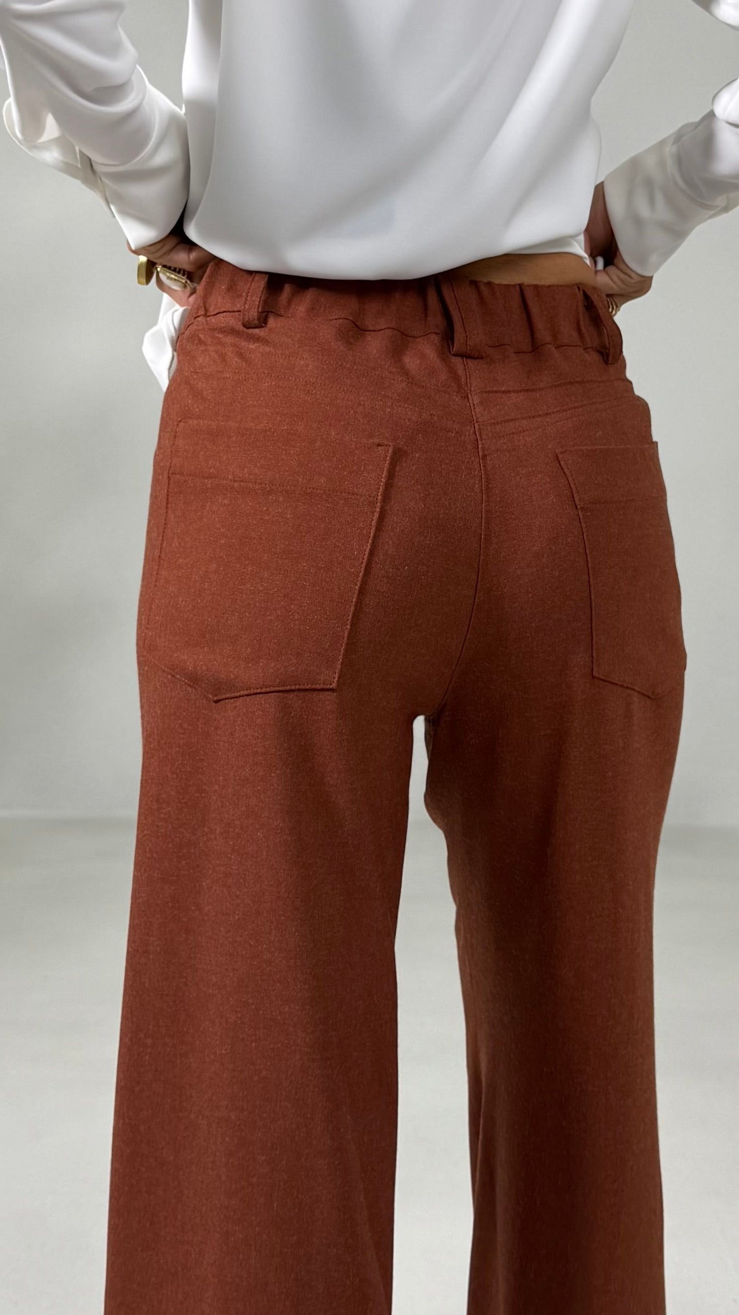 PALAZZO IN FLANELLA SUPER ELASTICA