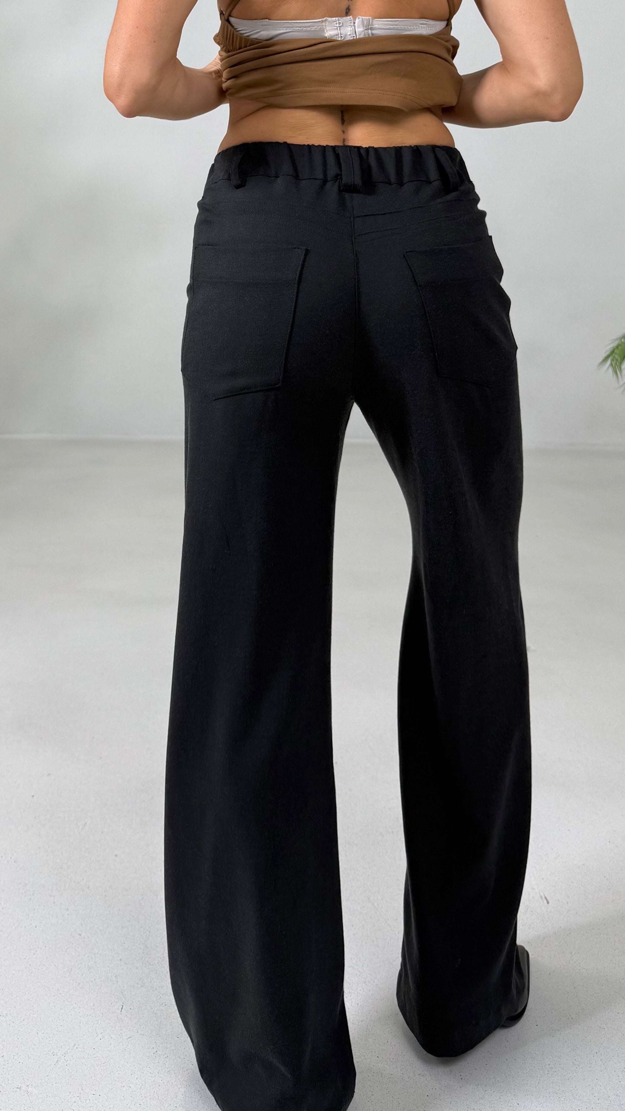 PALAZZO IN FLANELLA SUPER ELASTICA