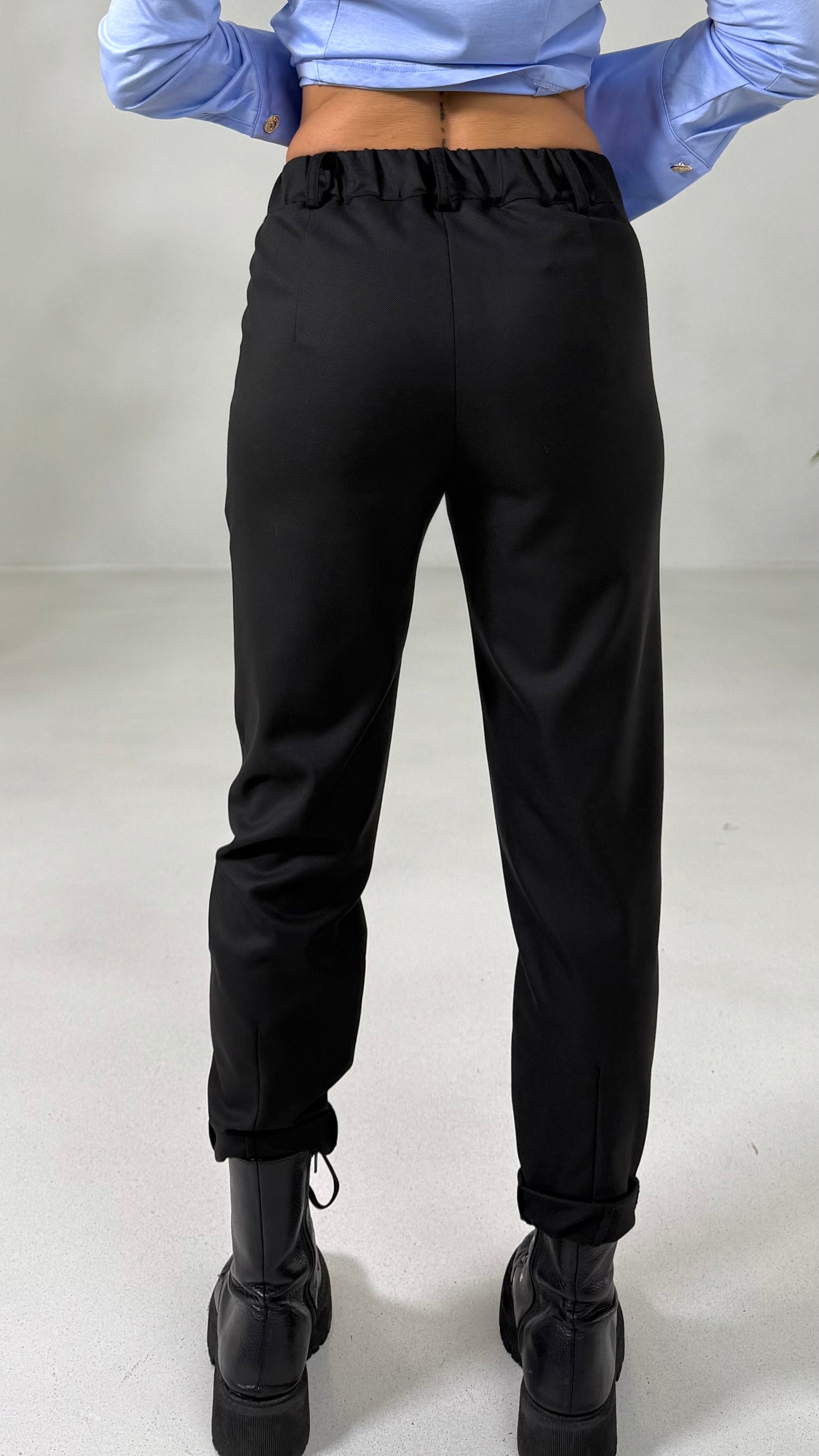 PANTALONE LINEA BASIC IN FLANELLA CARDATA