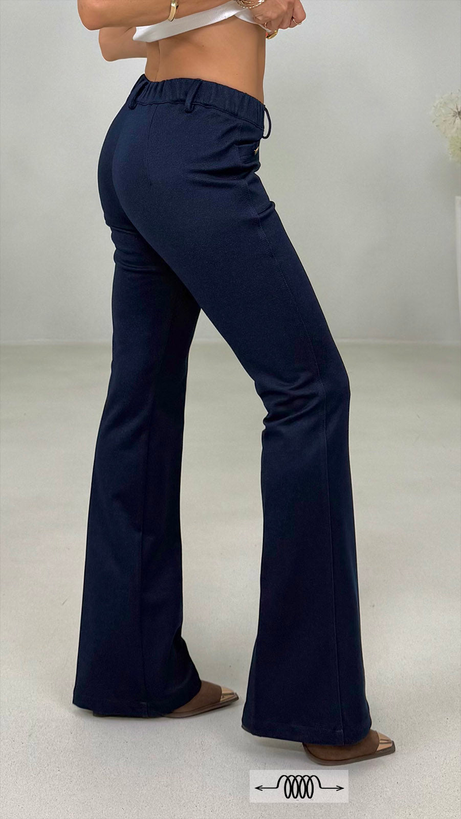 ZAMPETTA IN TWILL PUNTO MAGLIA