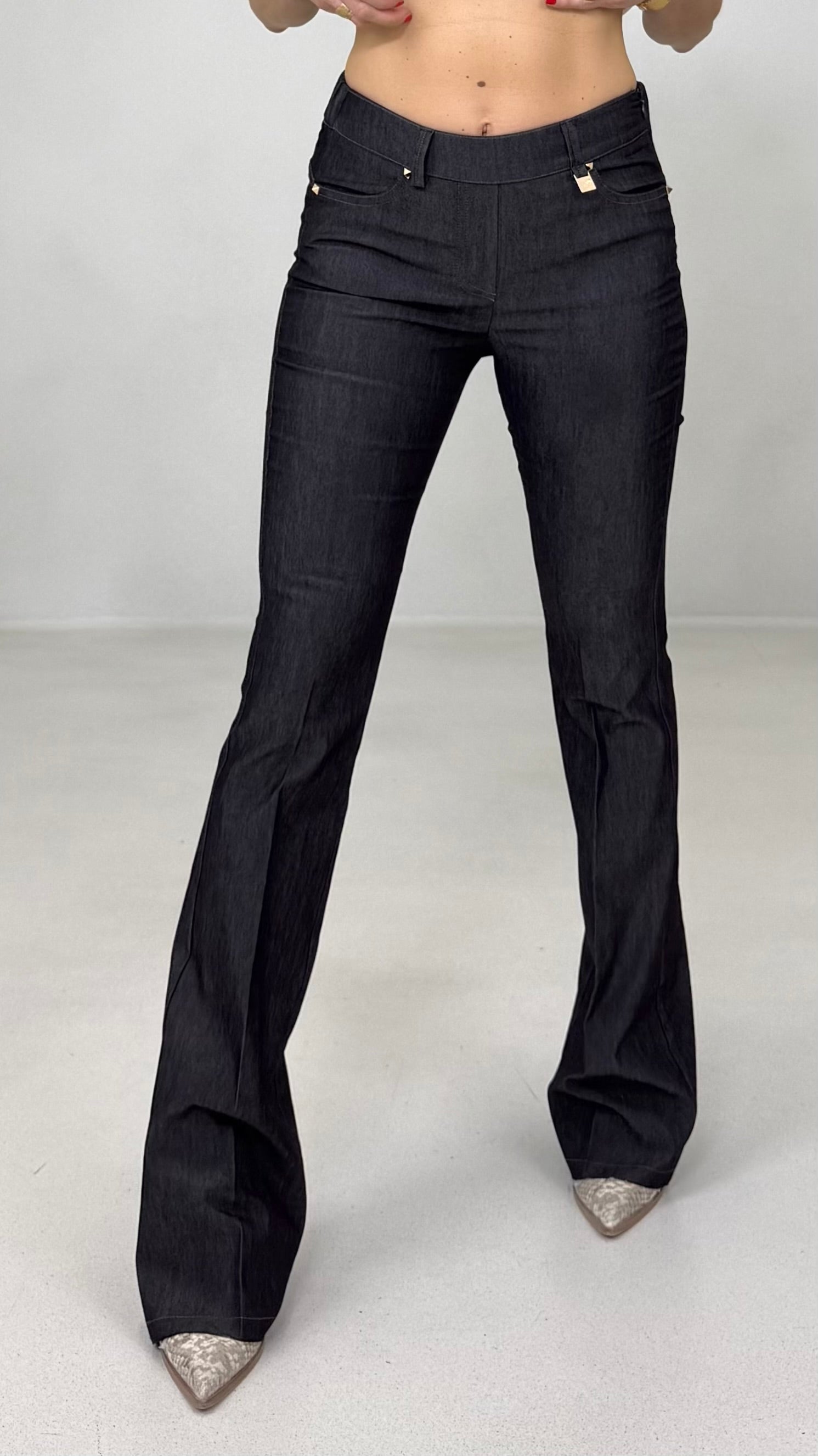 ZAMPA IN JEANS ELASTICO