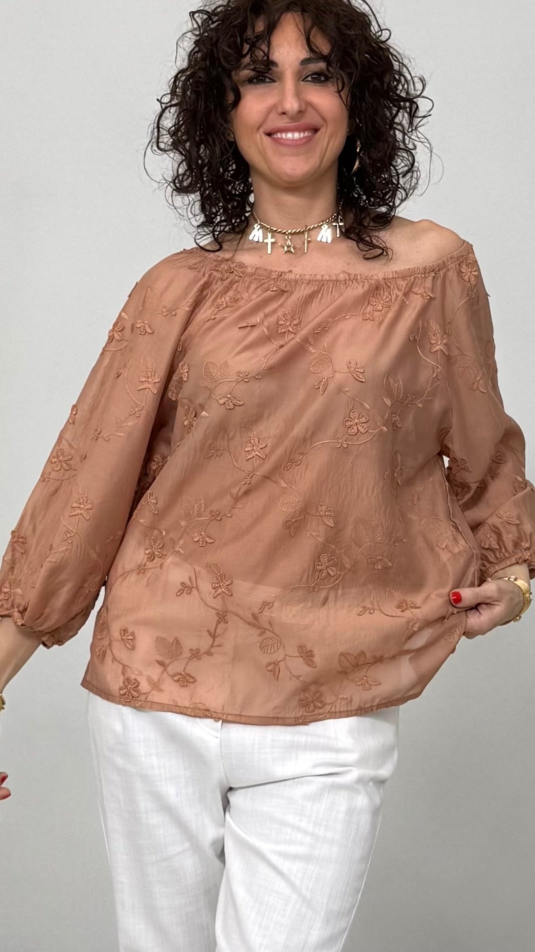 SHIFFER VOILE MANICA 3/4