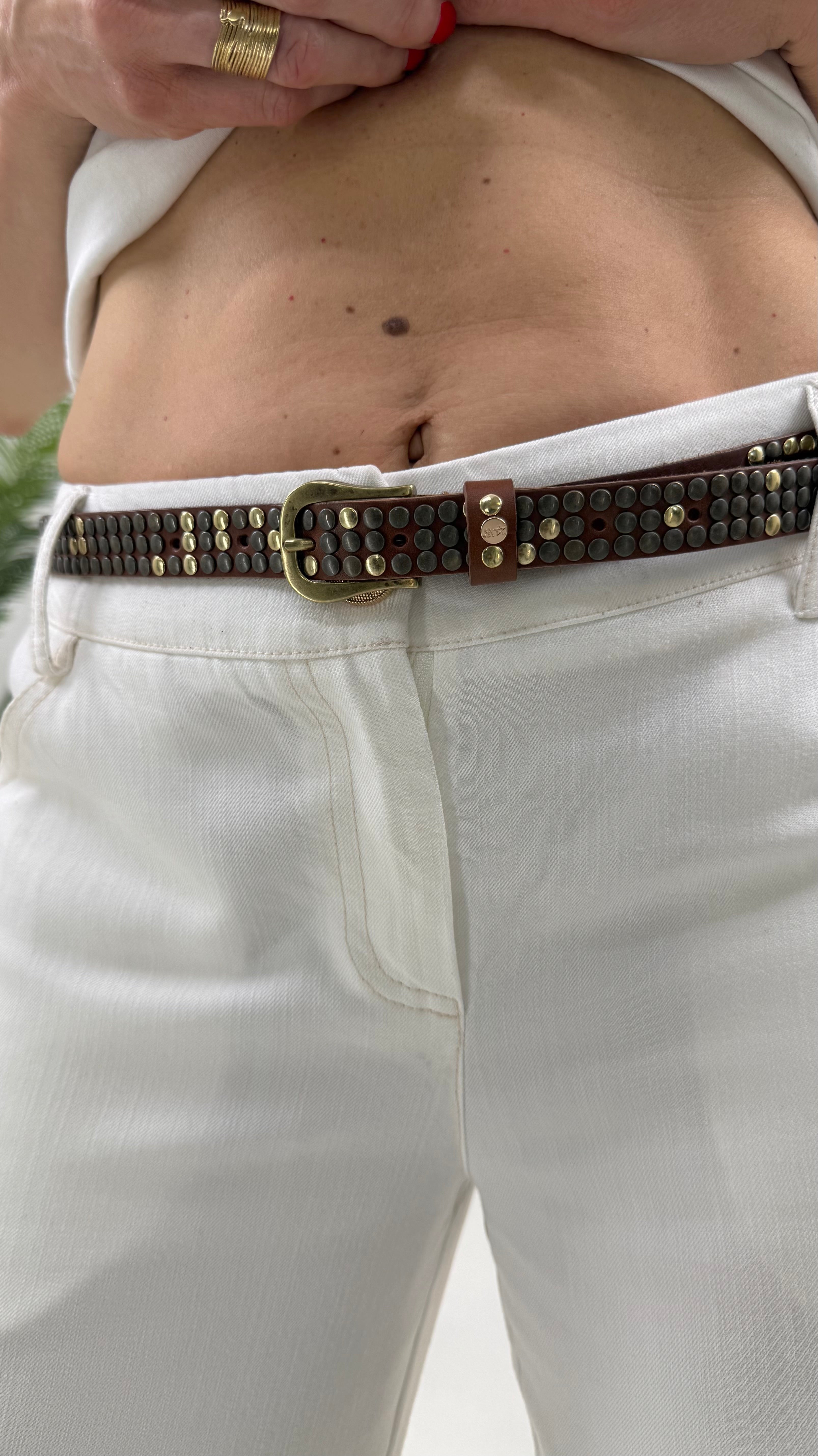 CINTURA CON BORCHIETTE PICCOLE MISTE