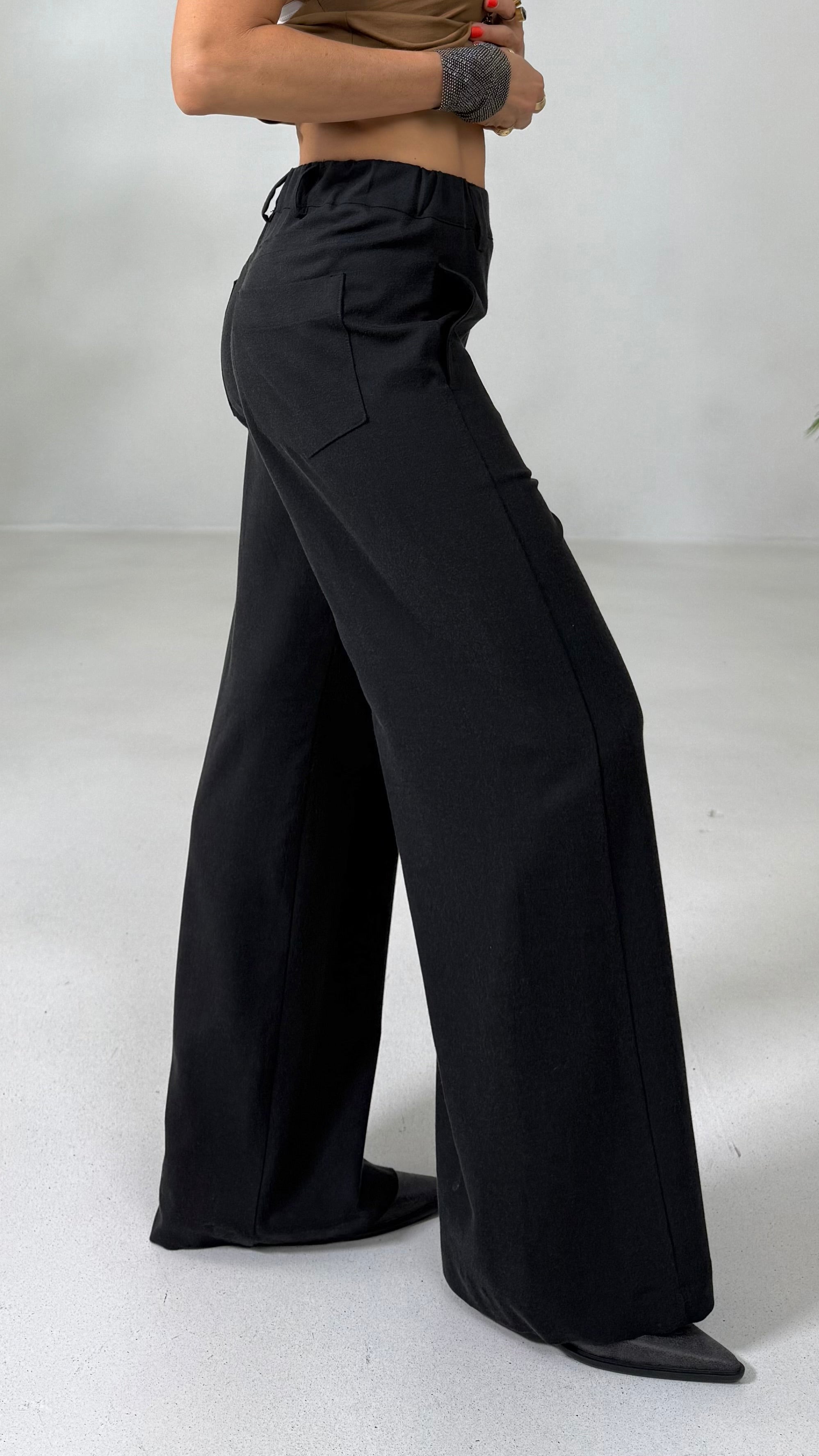 PALAZZO IN FLANELLA SUPER ELASTICA