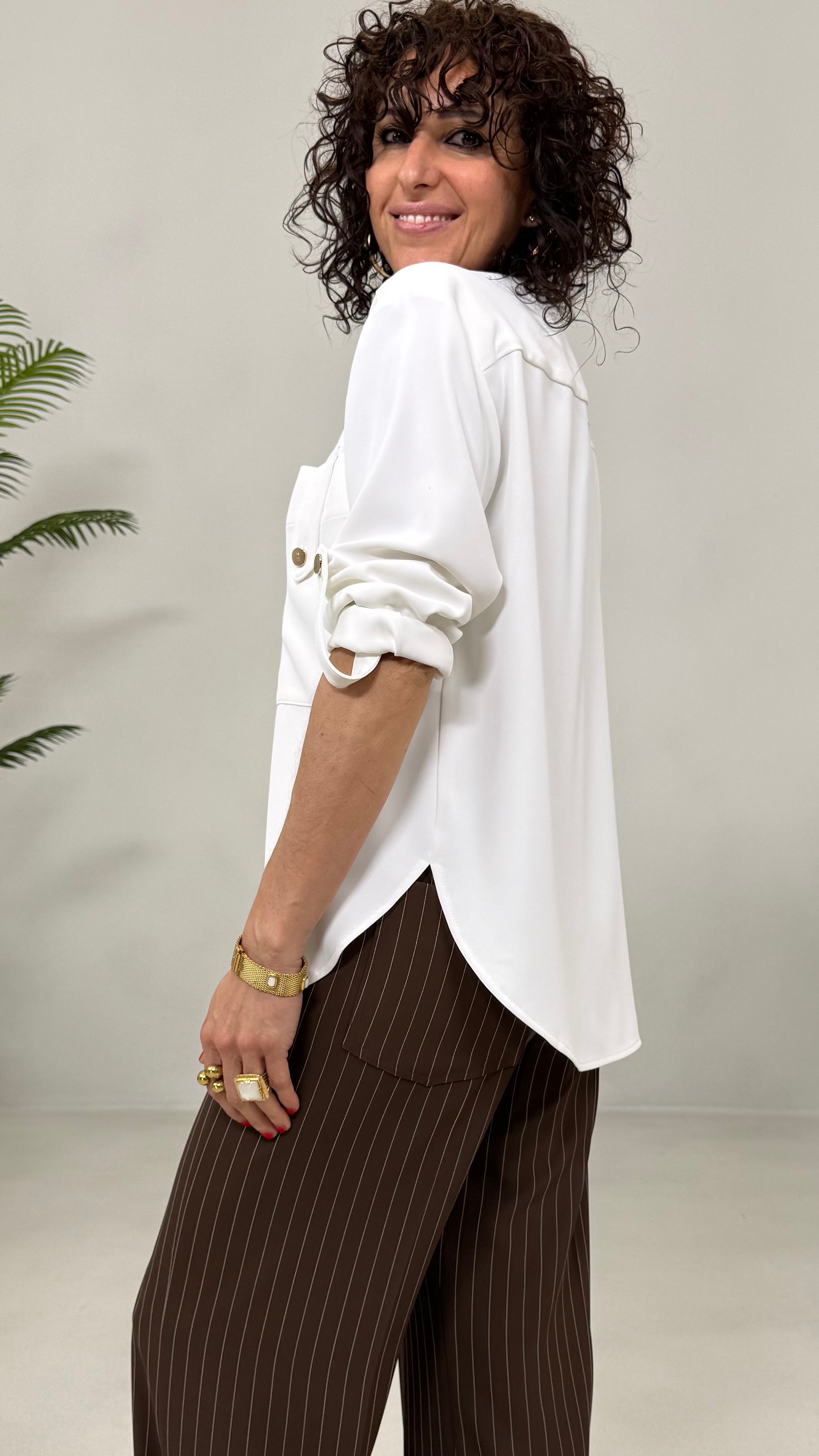 CAMICIA IN CADY FLUIDO UNITO