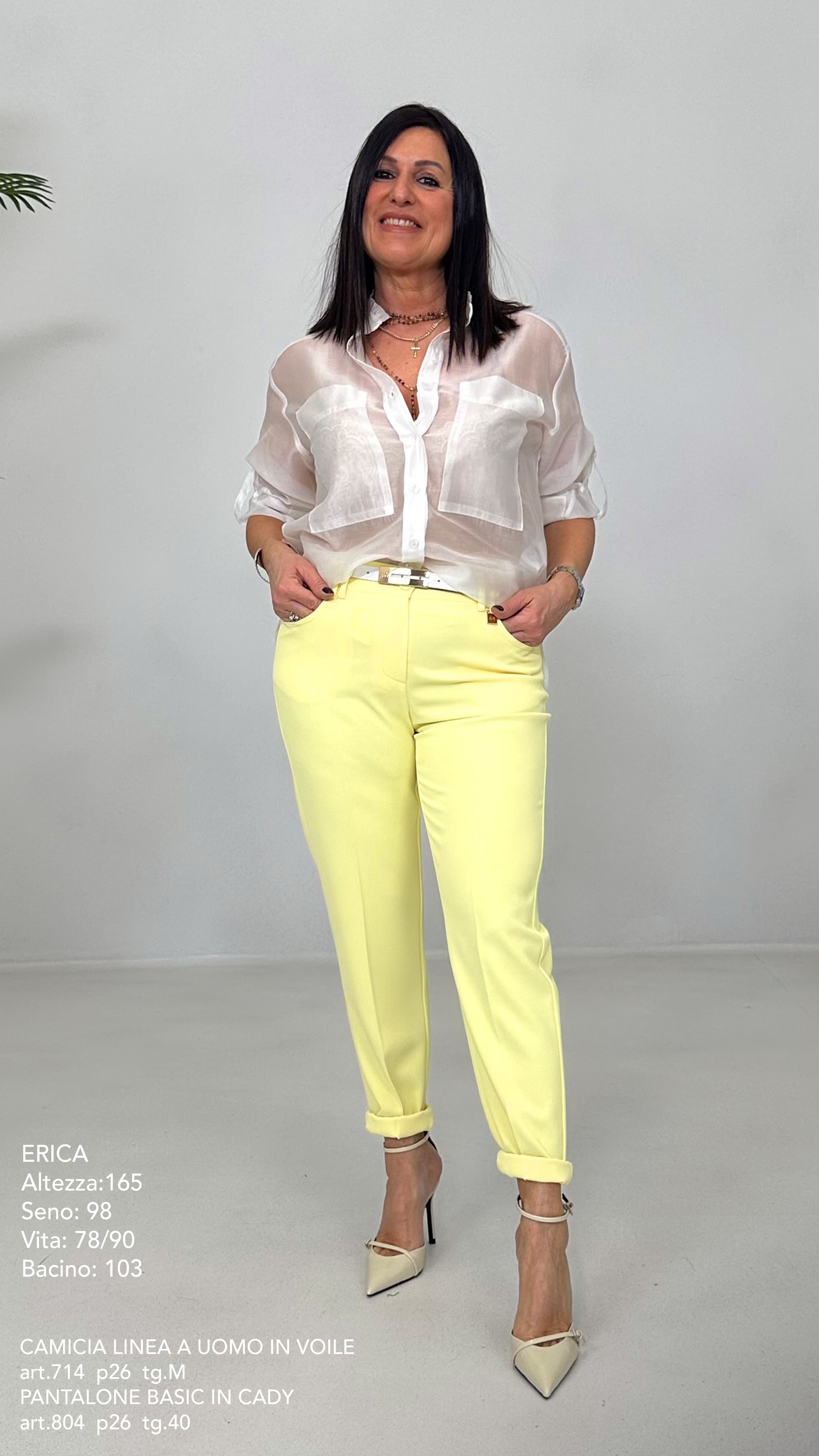 CAMICIA LINEA A UOMO IN VOILE