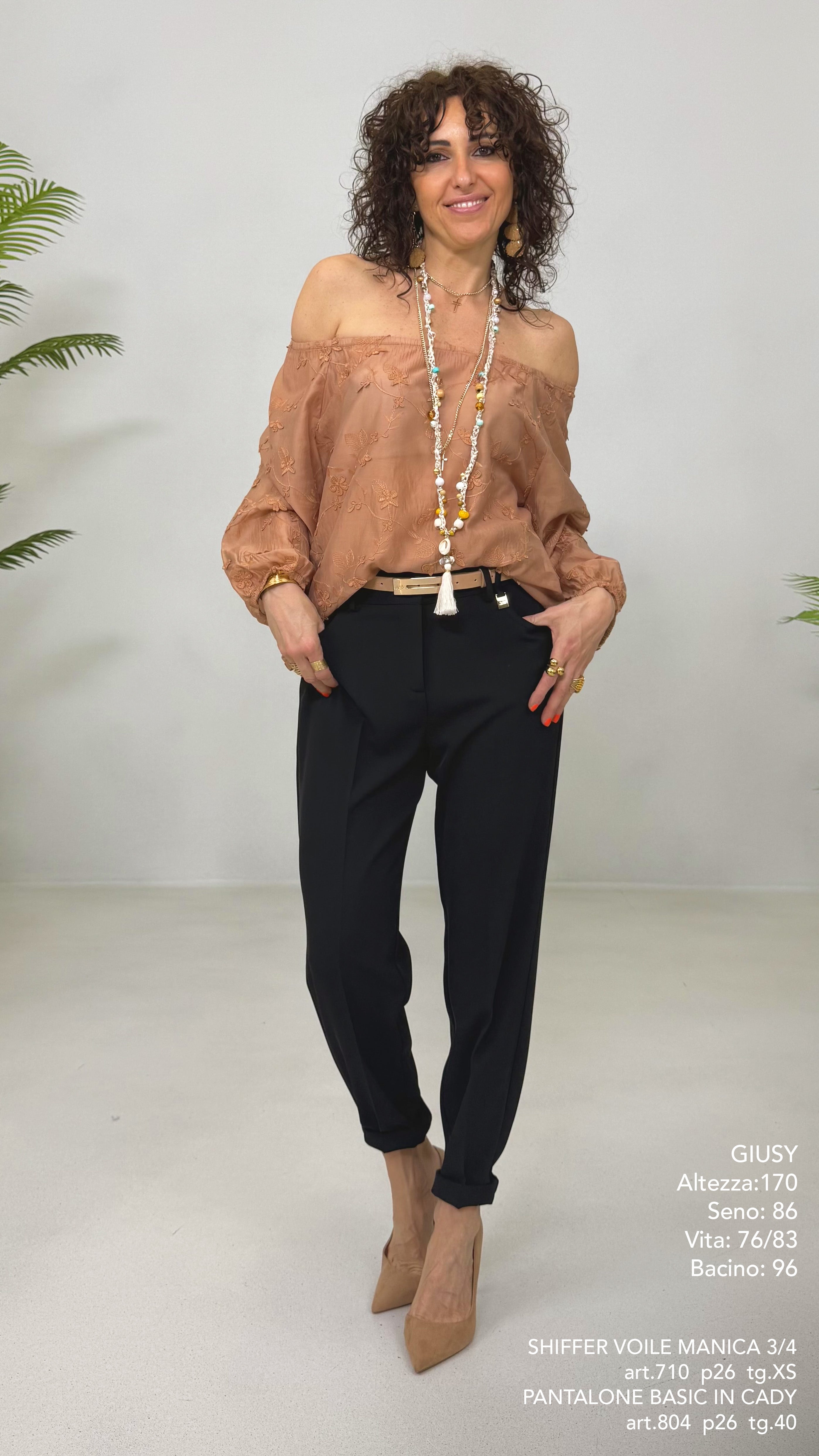 SHIFFER VOILE MANICA 3/4