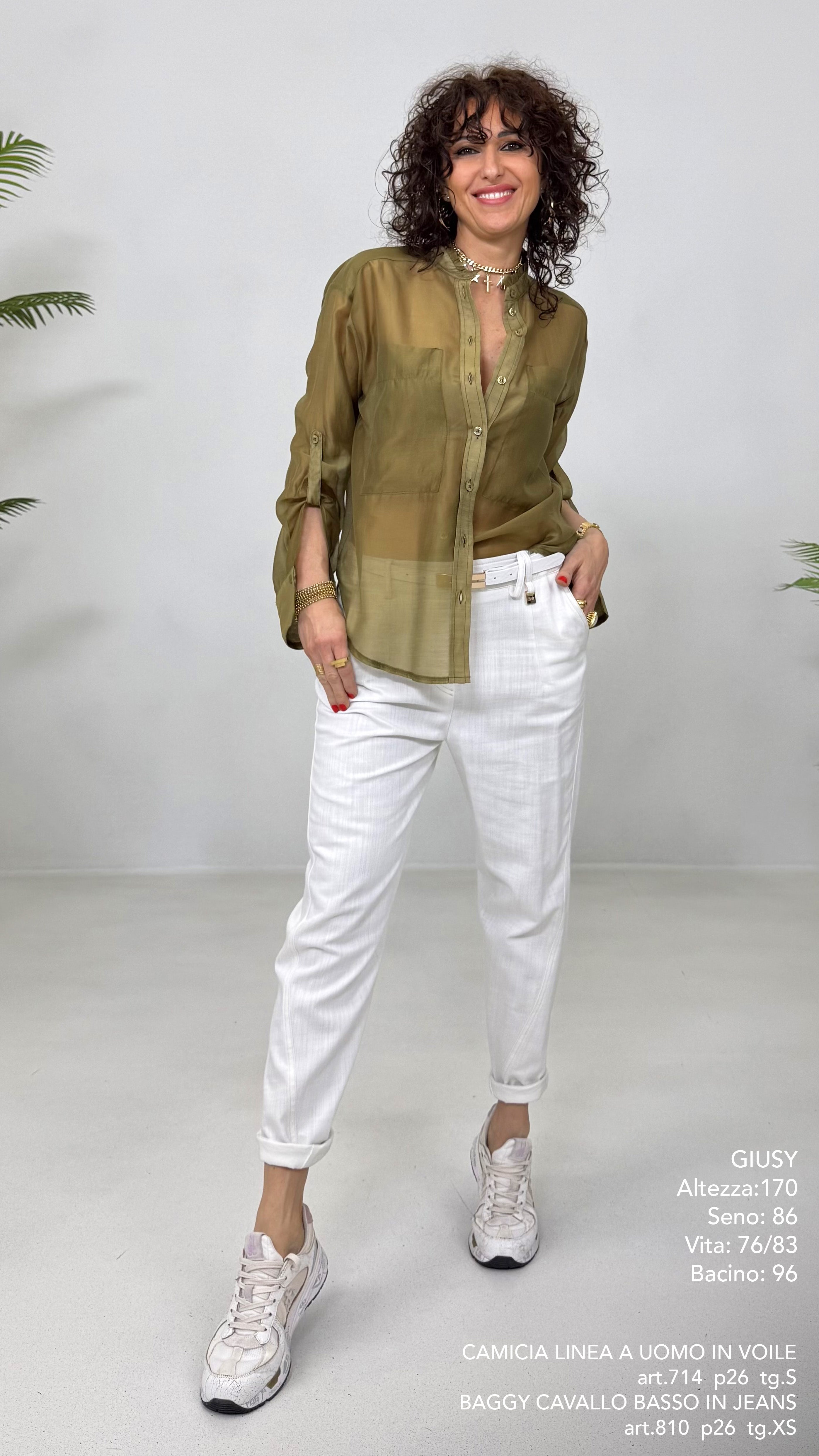 CAMICIA LINEA A UOMO IN VOILE