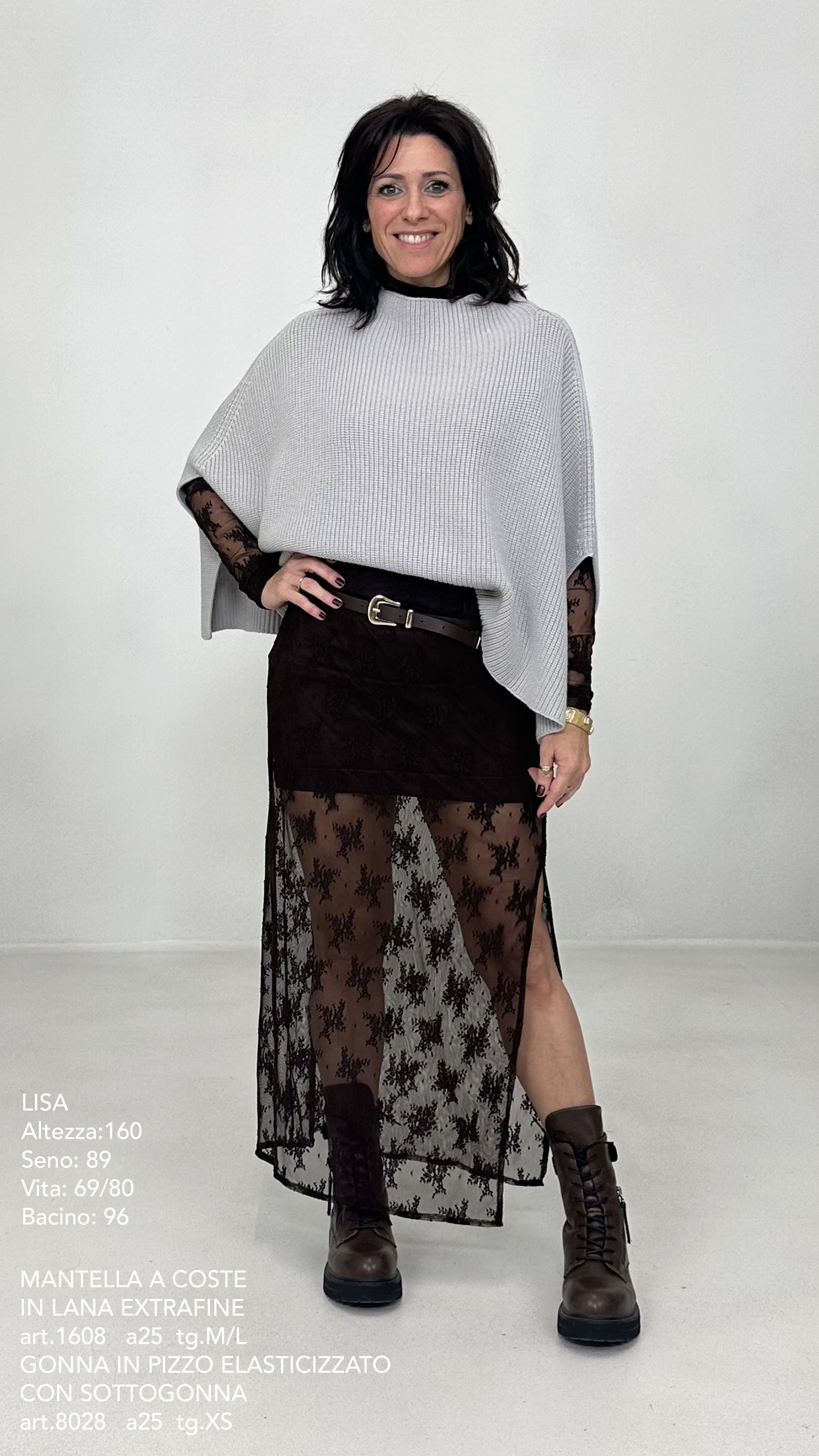 MANTELLA A COSTE 100 % LANA