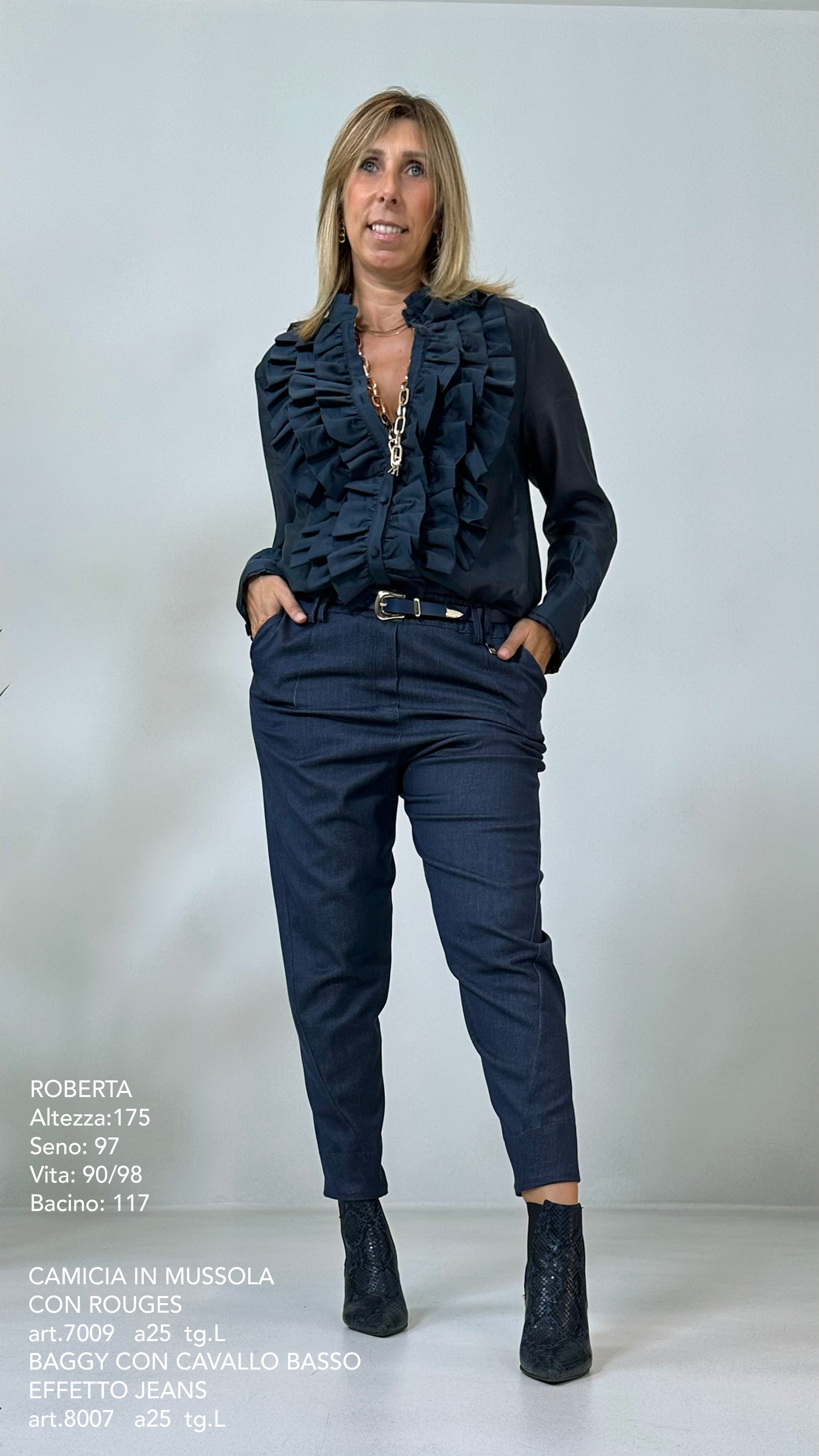 CAMICIA IN MUSSOLA CON ROUGES