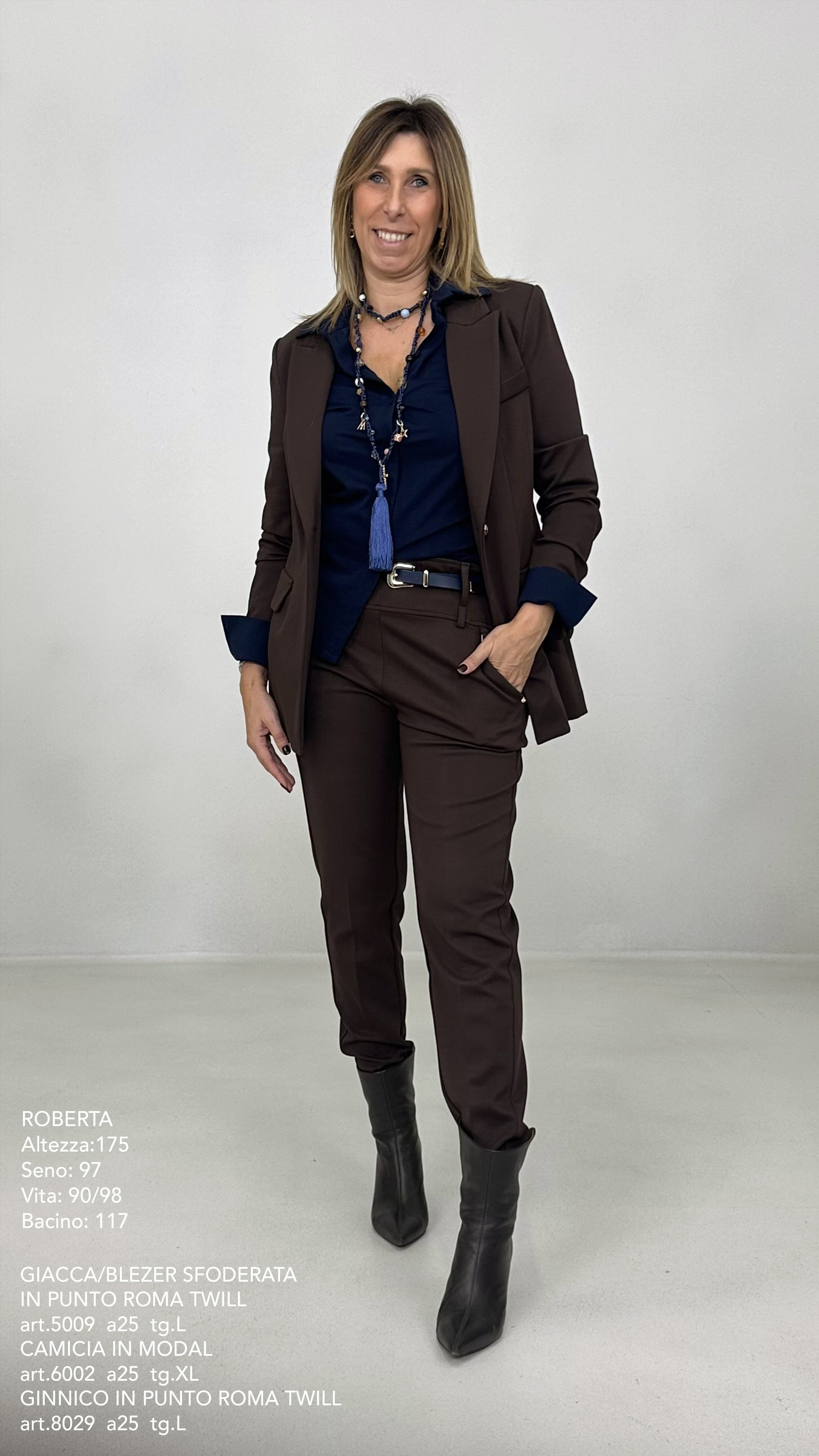 GIACCA SFODERATA IN PUNTO ROMA TWILL