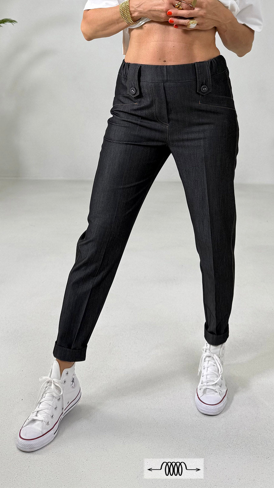 BASIC IN TESSUTO JEANS SLEGATO