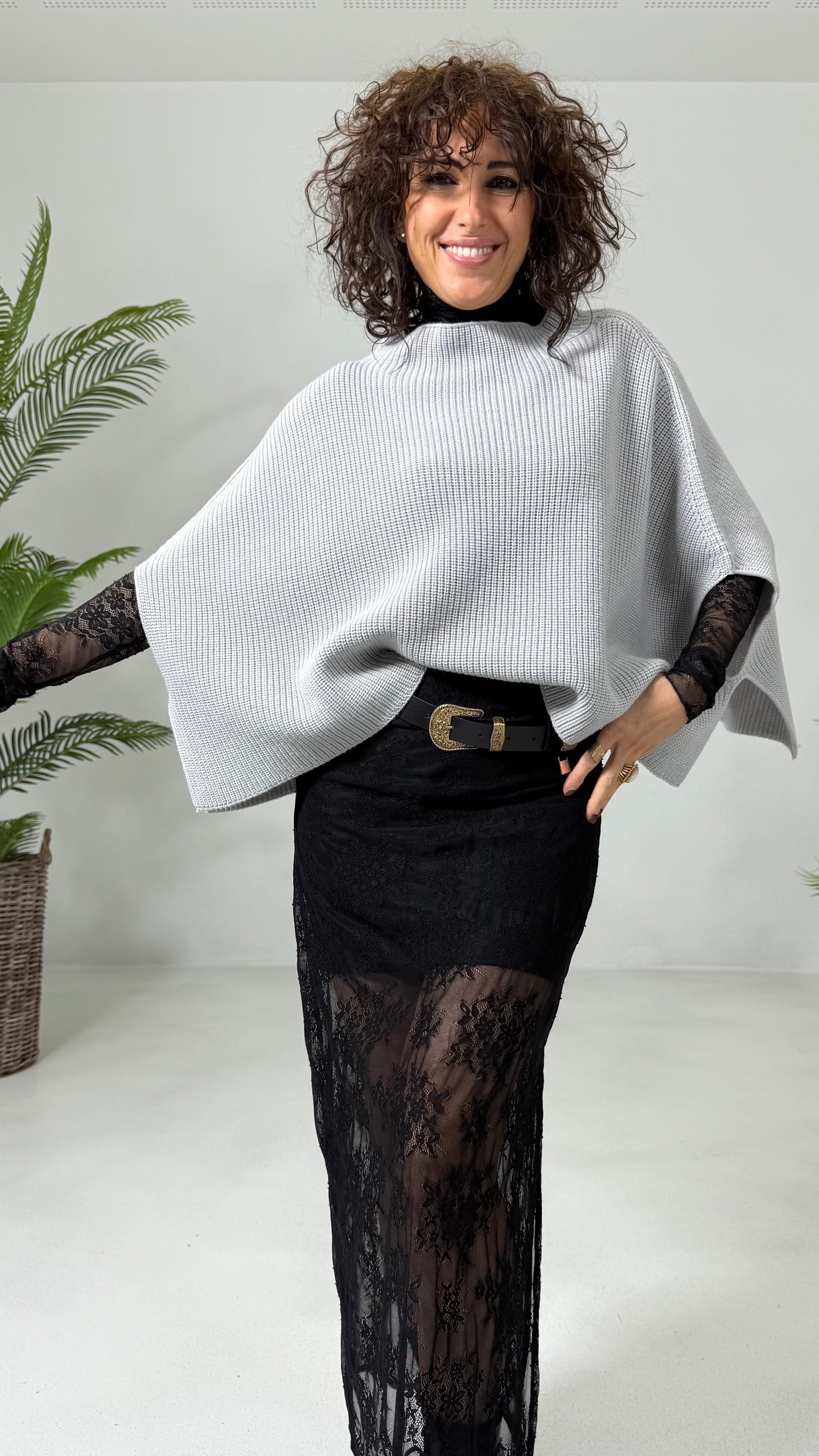 MANTELLA A COSTE 100 % LANA