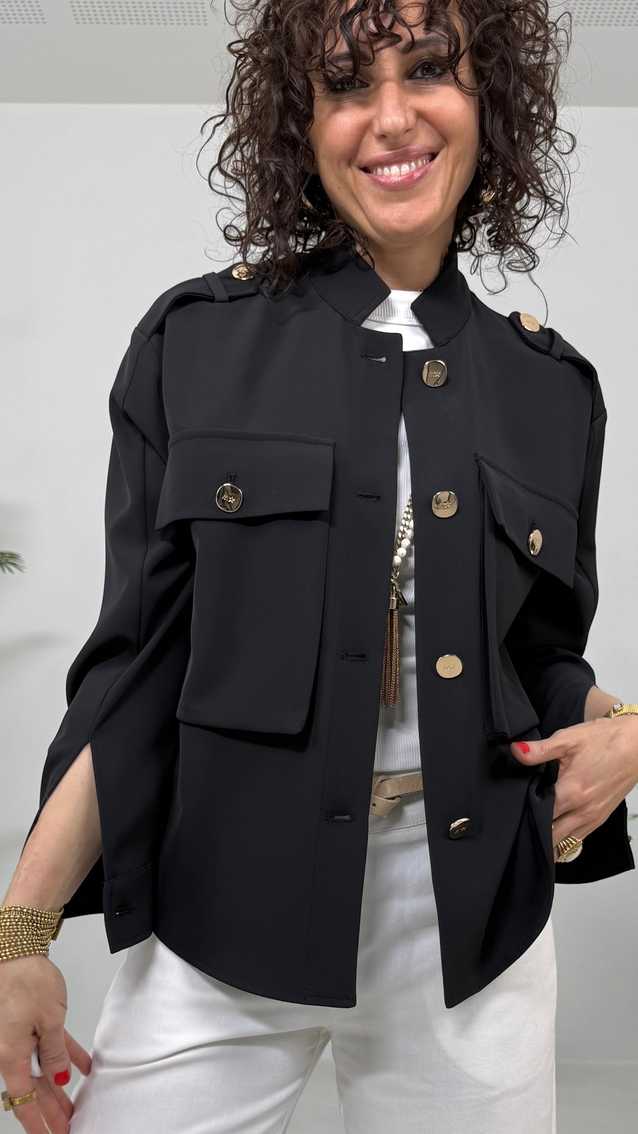 CAMICIA TASCONI IN CADY FLUIDO