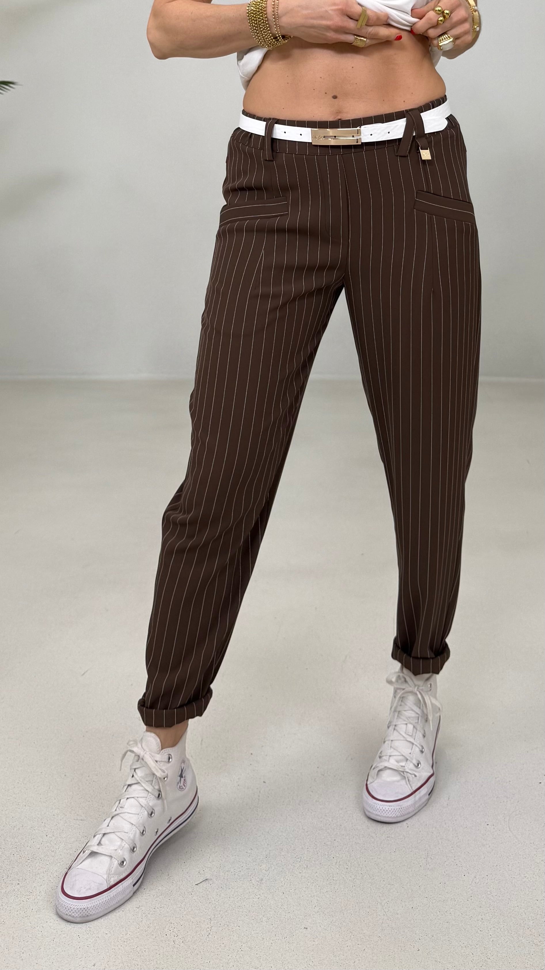 BAGGY IN CADY FLUIDO GESSATO