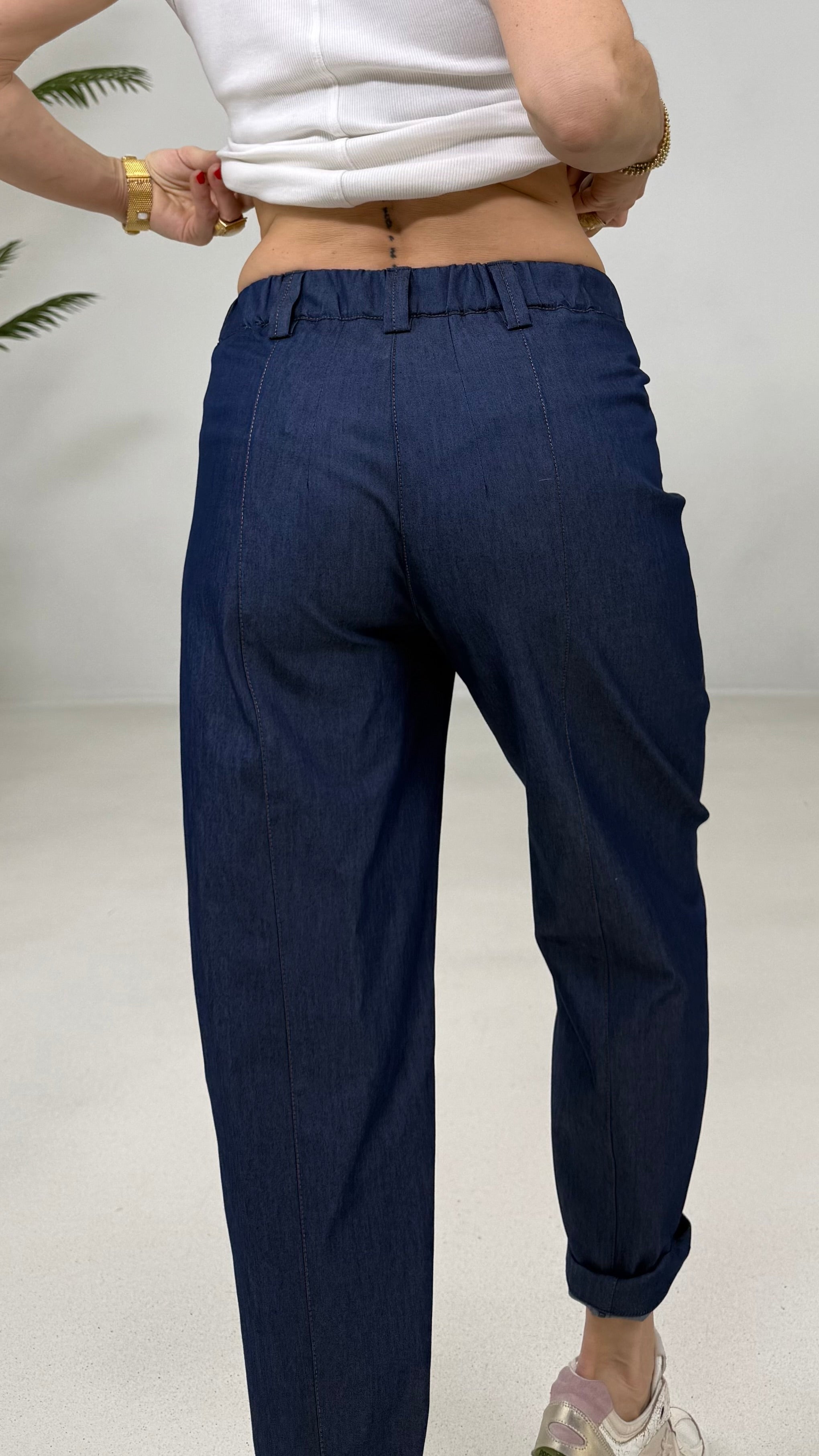 BALOON IN JEANS ELASTICO