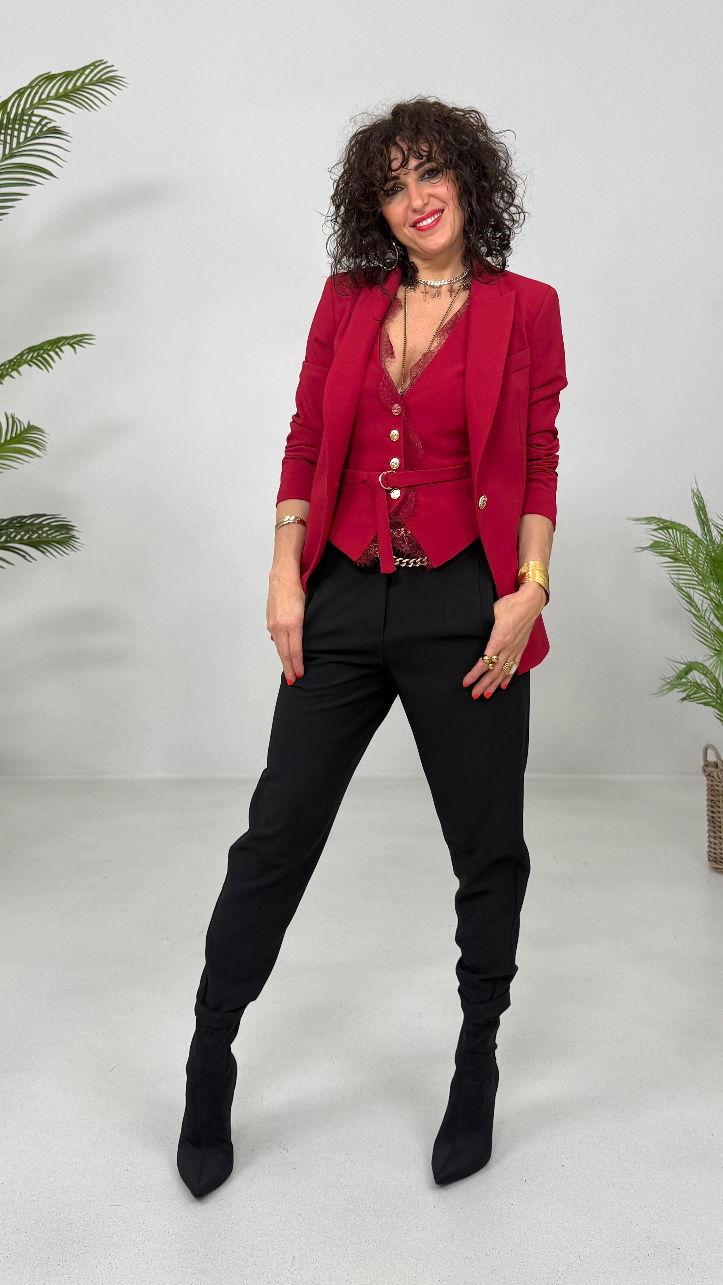 GIACCA BLAZER IN CADY TECNICO