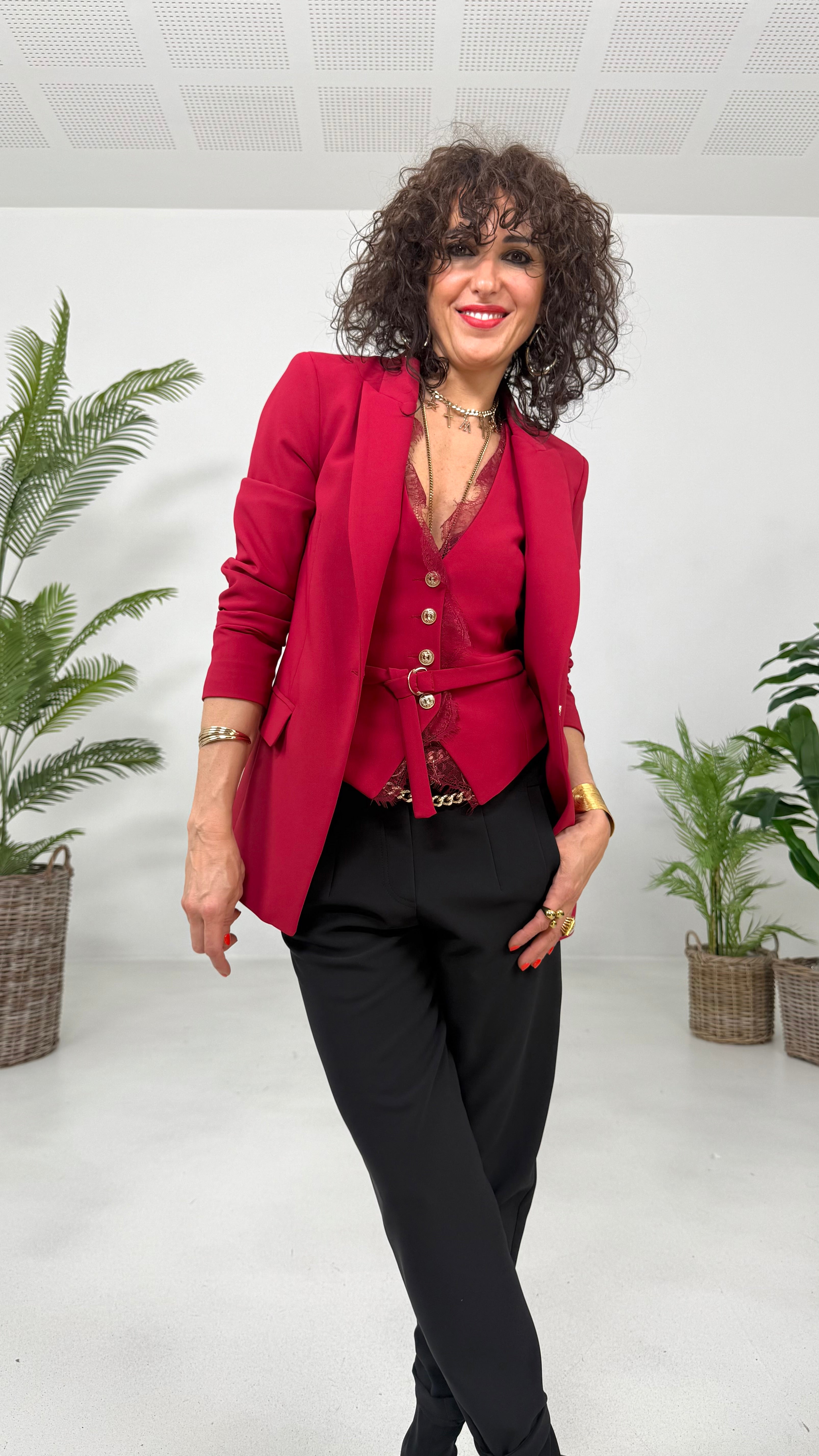 GIACCA BLAZER IN CADY TECNICO