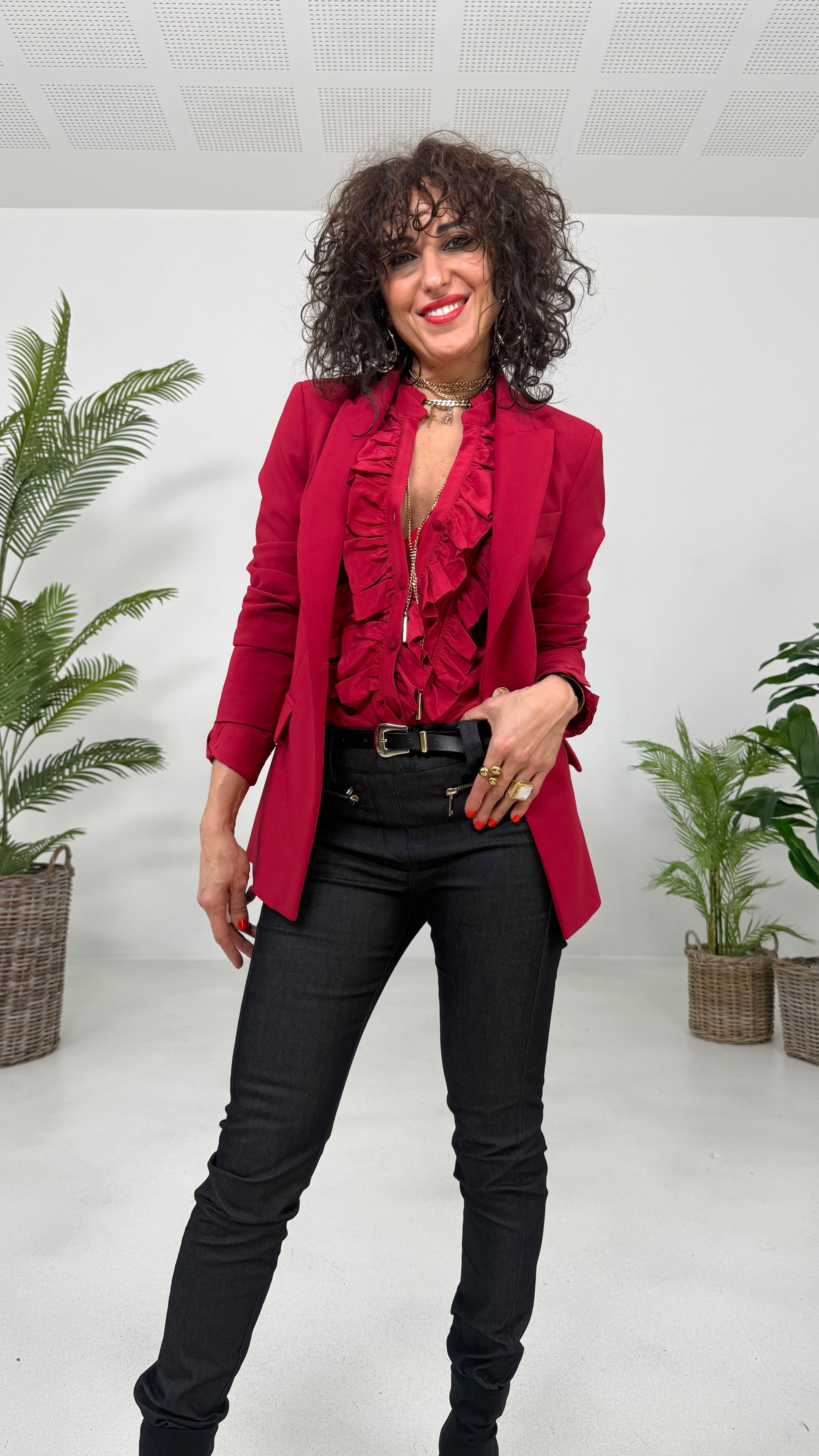 GIACCA BLAZER IN CADY TECNICO