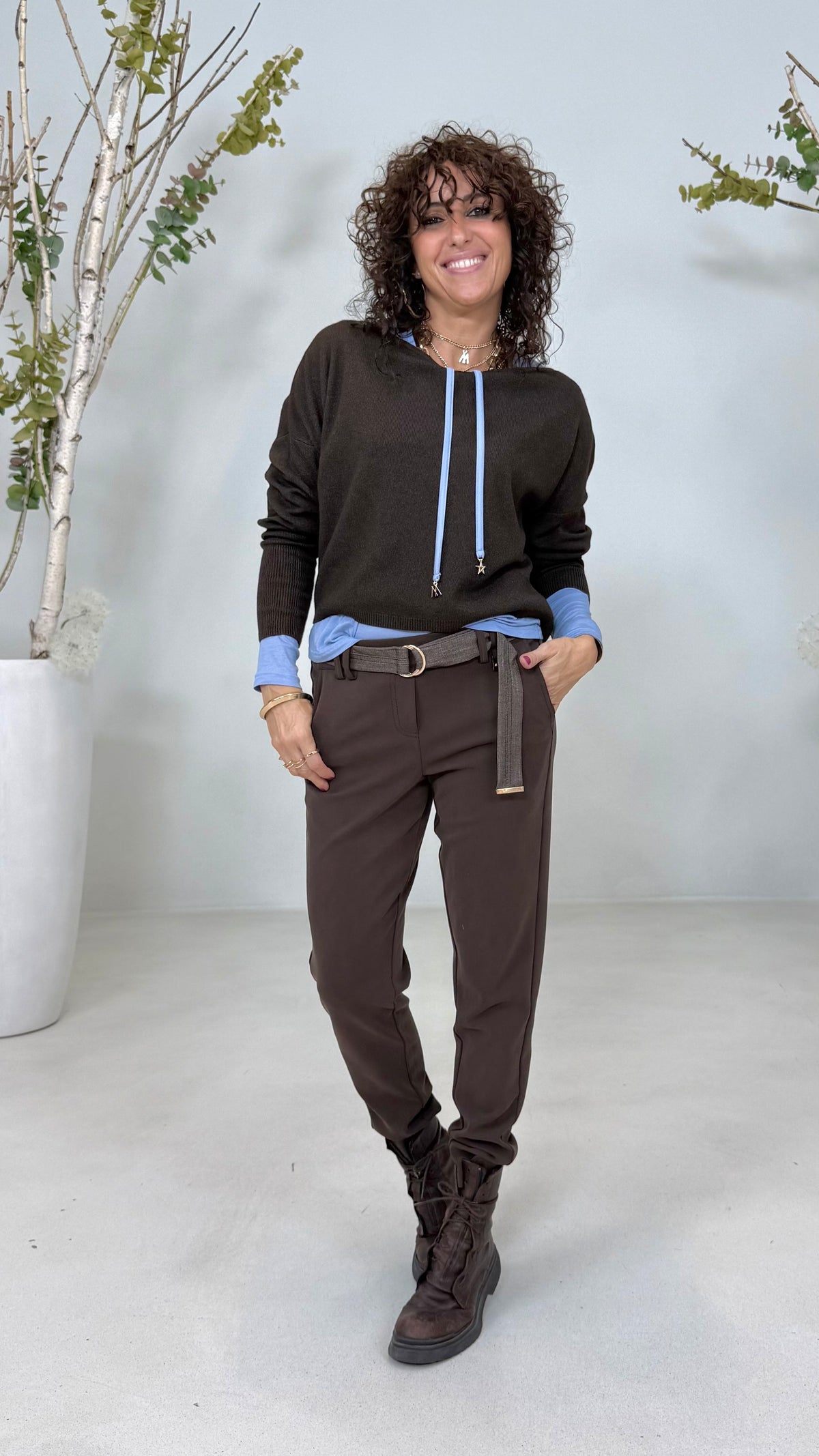 BAGGY SLIM MANO PESCA MAGLIA COMPATTA