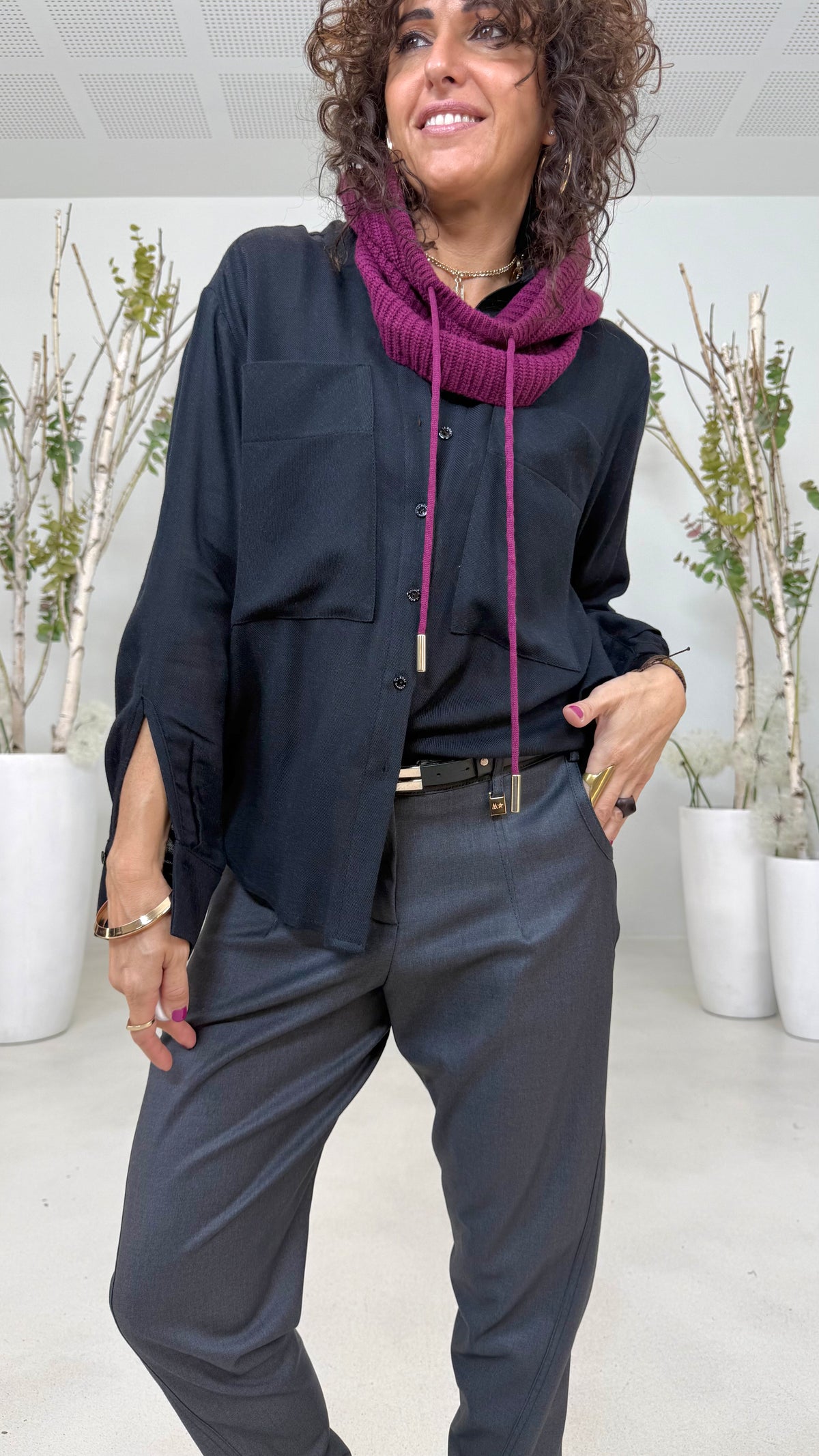 COPRICAPO/PASSAMONTAGNA IN MISTO CASHMERE
